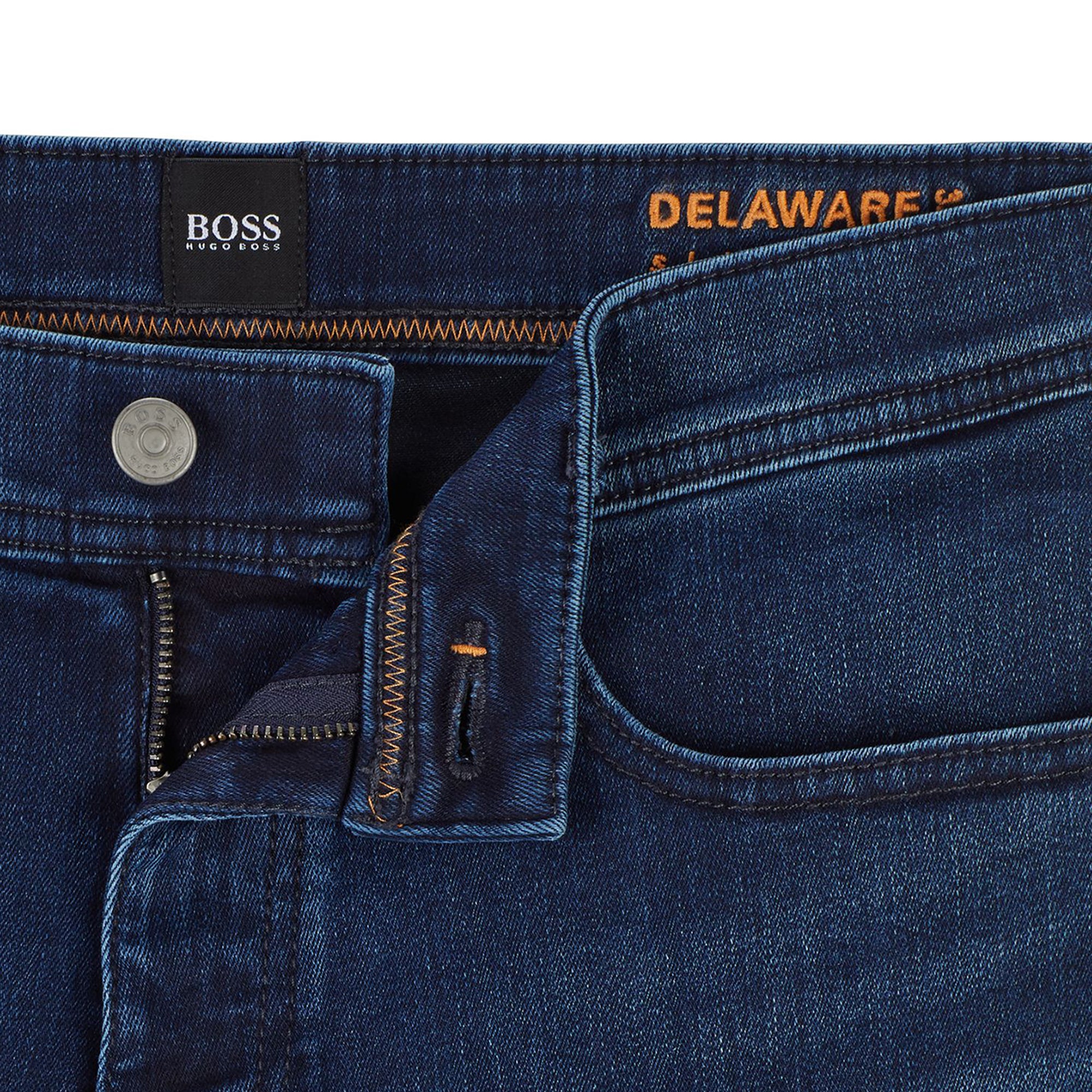 Boss Delaware Slim Fit Jeans - House Dark Blue