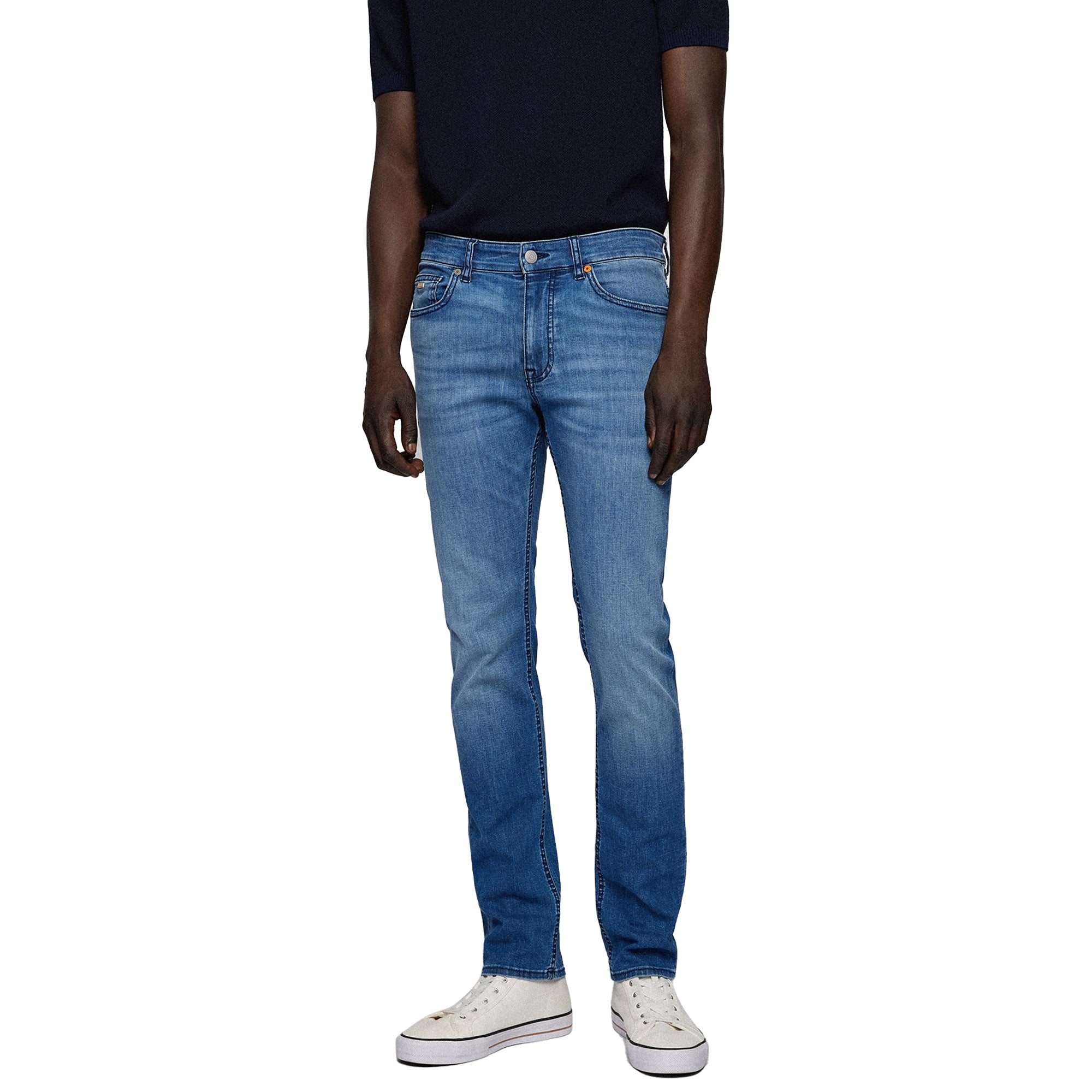 Boss Delaware Slim Fit Jeans - Light Blue Stretch