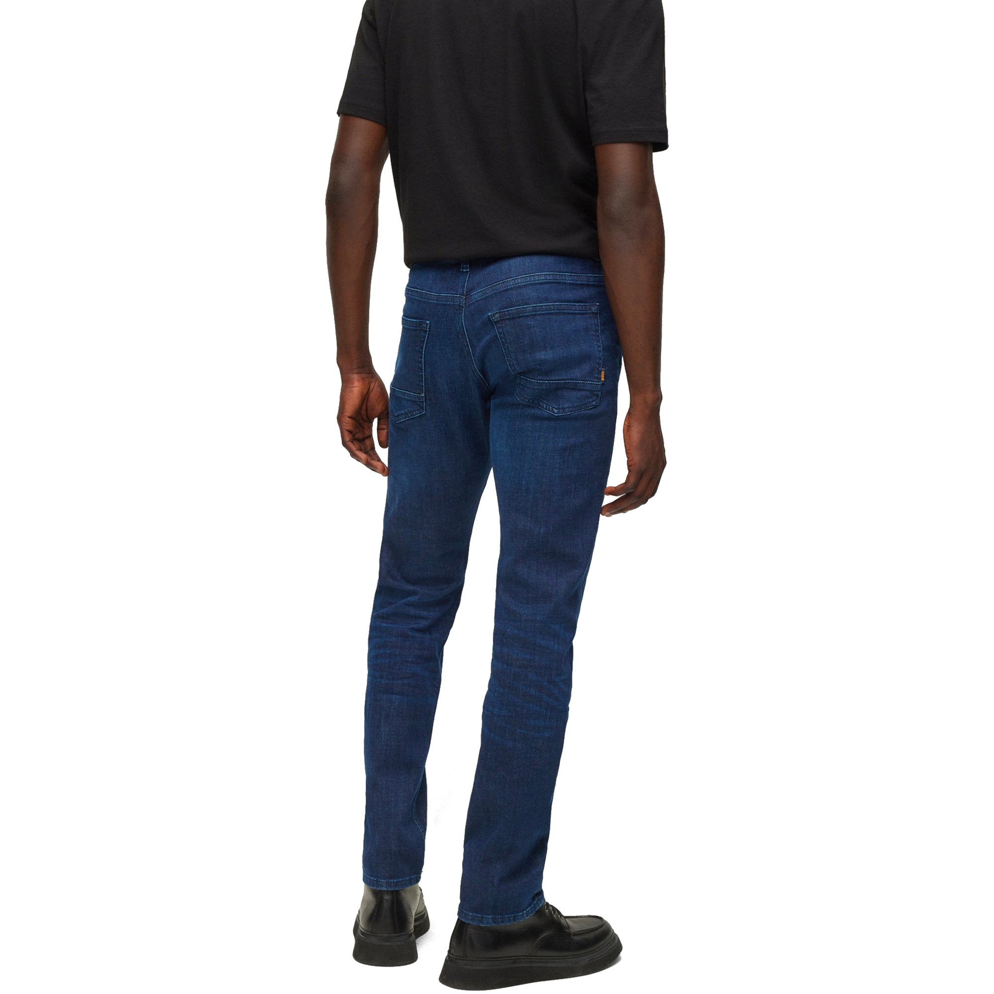 Boss Delaware Slim Fit Jeans - Mid Blue Stretch