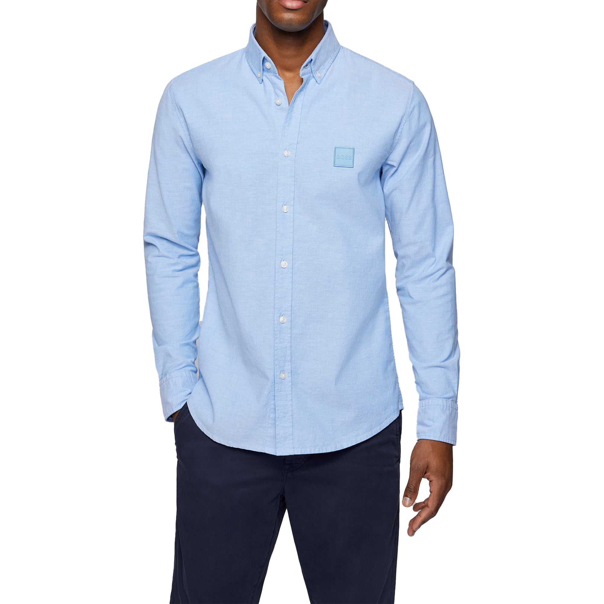 Boss Mabsoot 2 Oxford Slim Fit Shirt - Blue