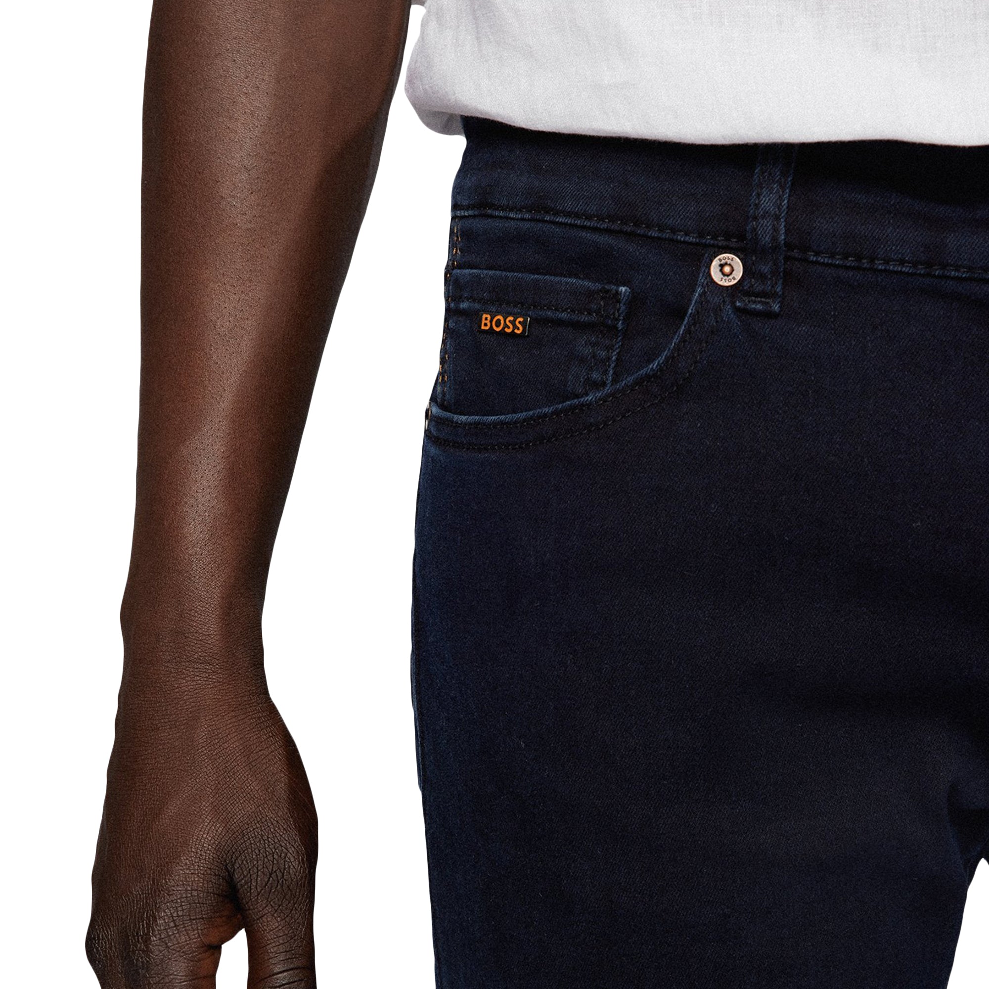 Regular Fit - Dark Ink Blue Stretch