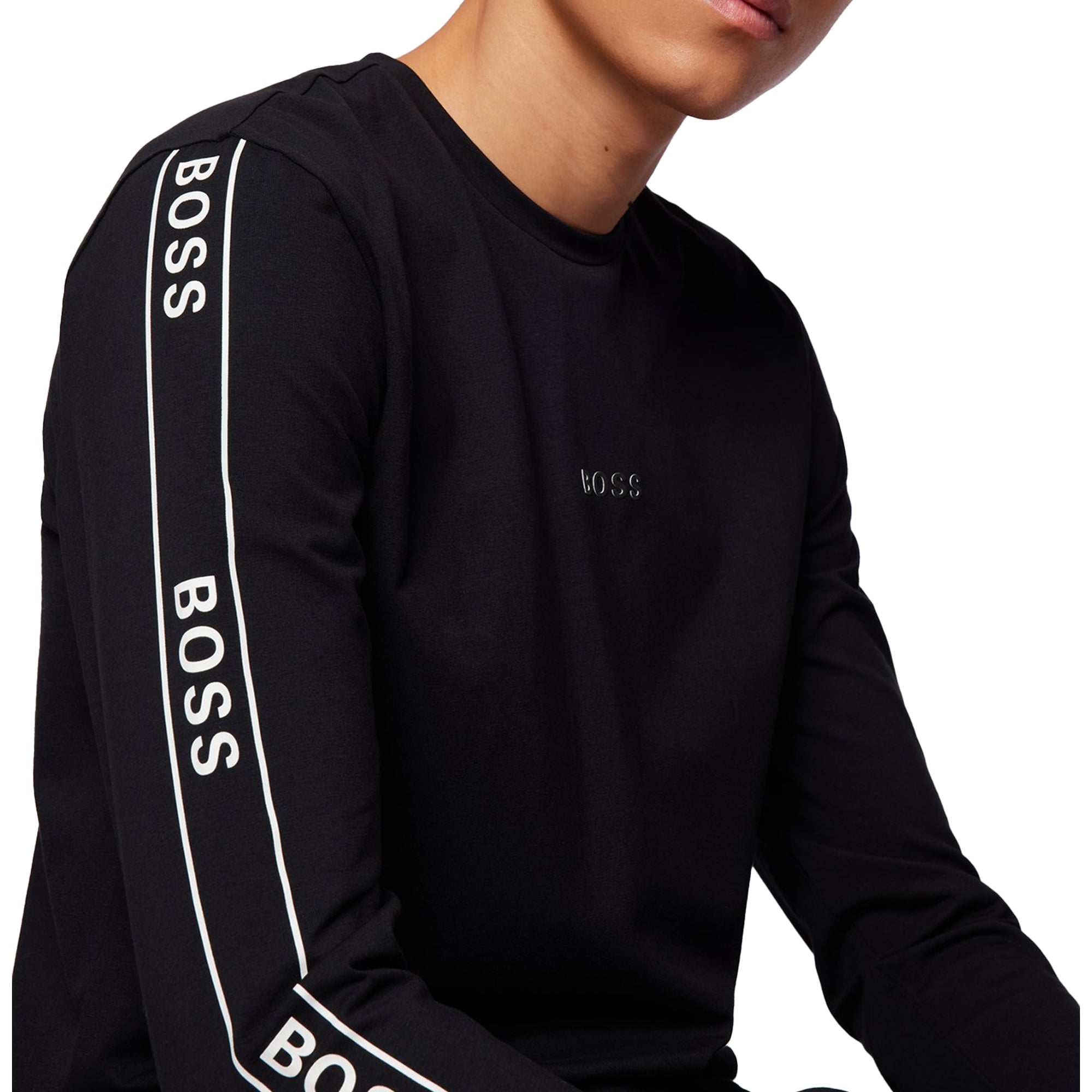 Boss TWrapped Tape Long Sleeve T-Shirt  - Black
