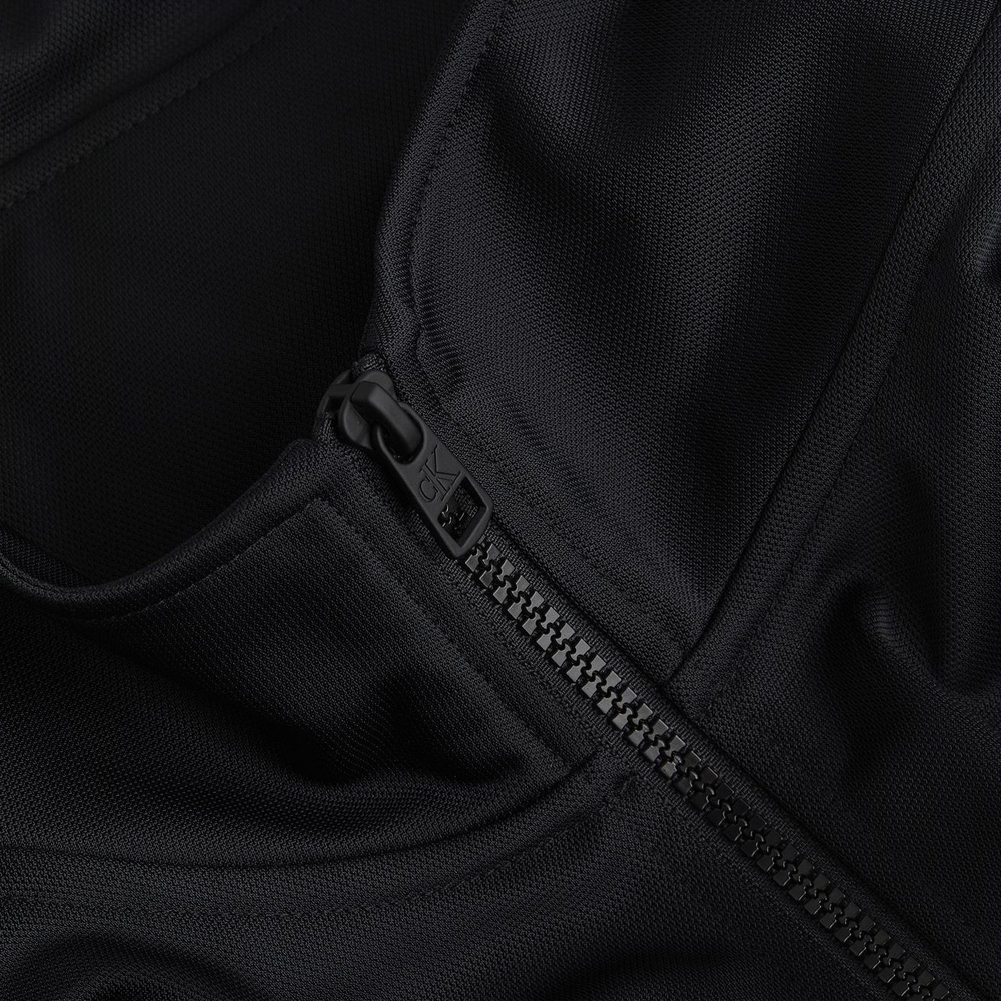 Calvin Klein Contrast Half Zip Sweat - Black