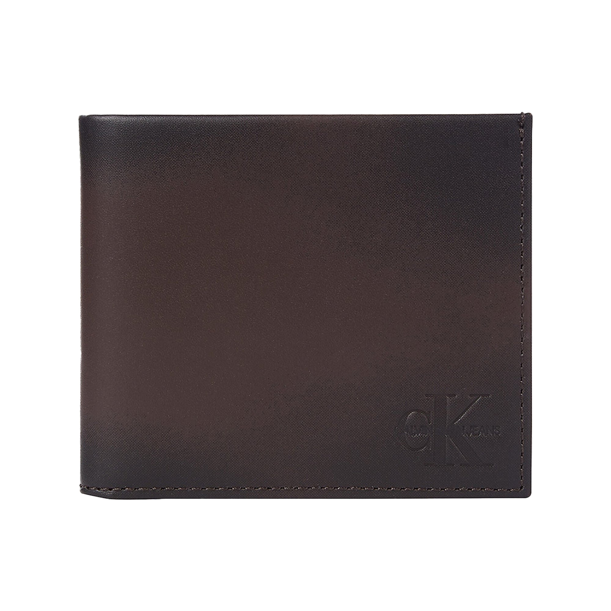 Calvin Klein Leather Billfold Wallet - Bitter Brown