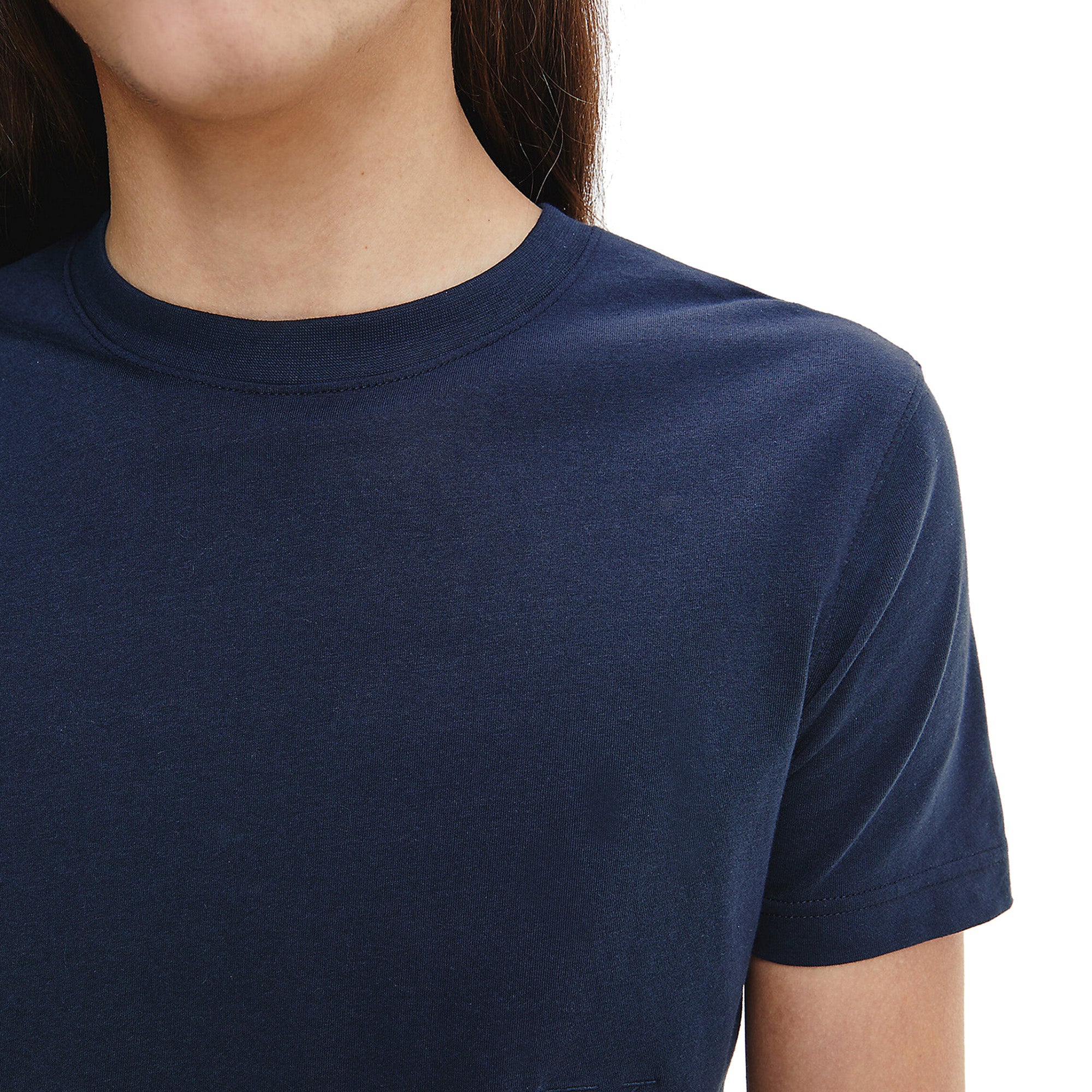 Calvin Klein Off Placed Iconic T-Shirt - Navy