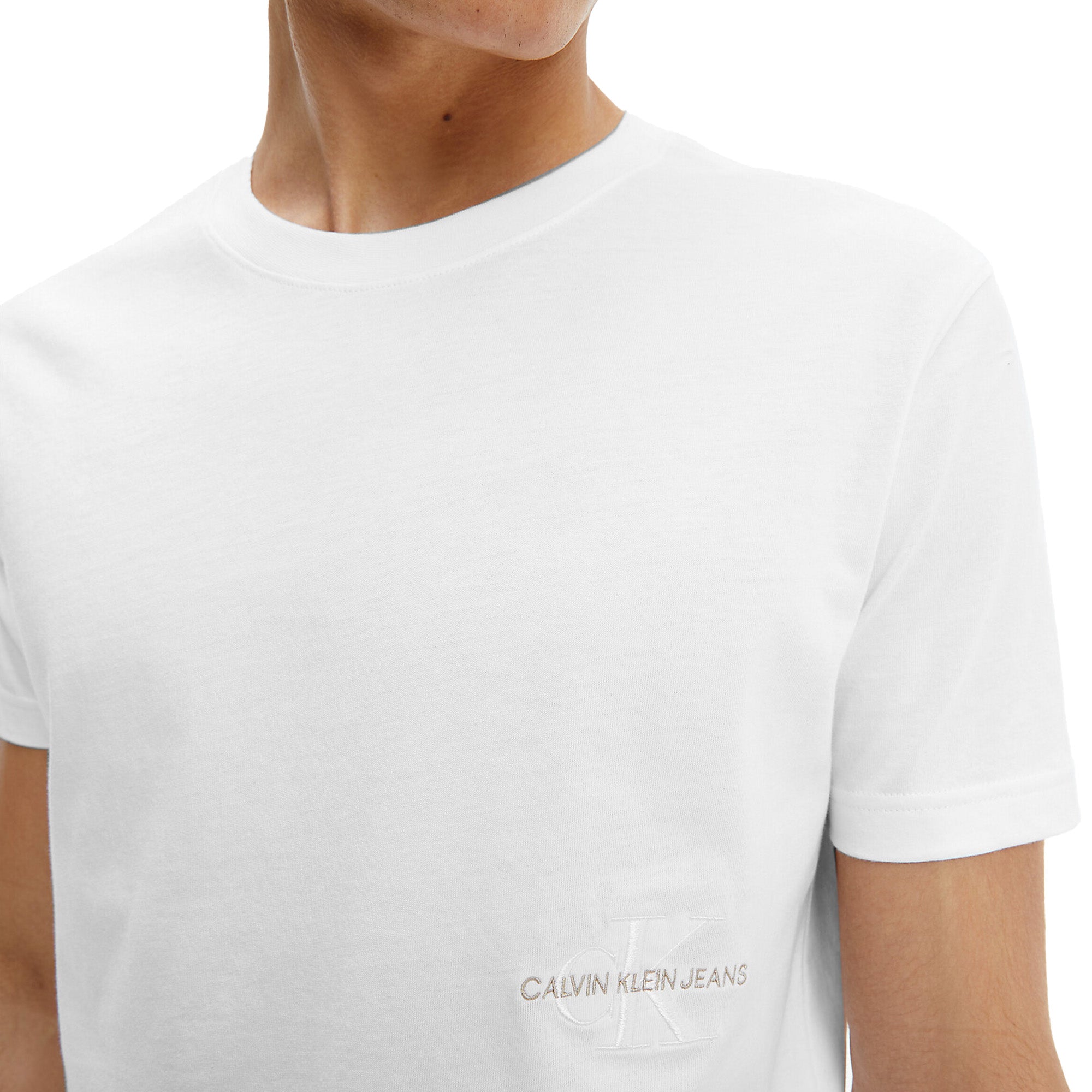 Calvin Klein Off Placed Iconic T-Shirt - White