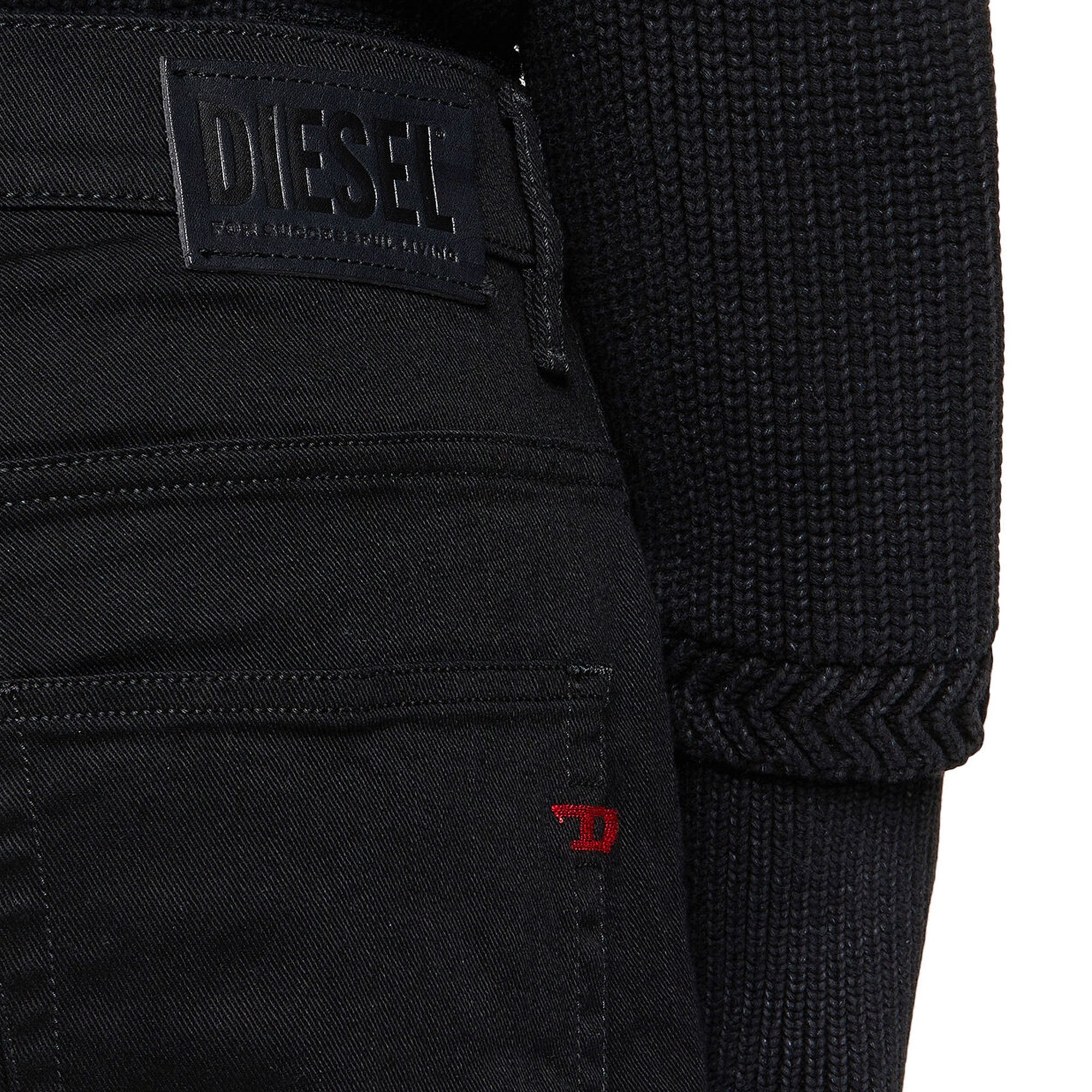 Diesel D-Fining 688H Tapered Fit Jeans - Black