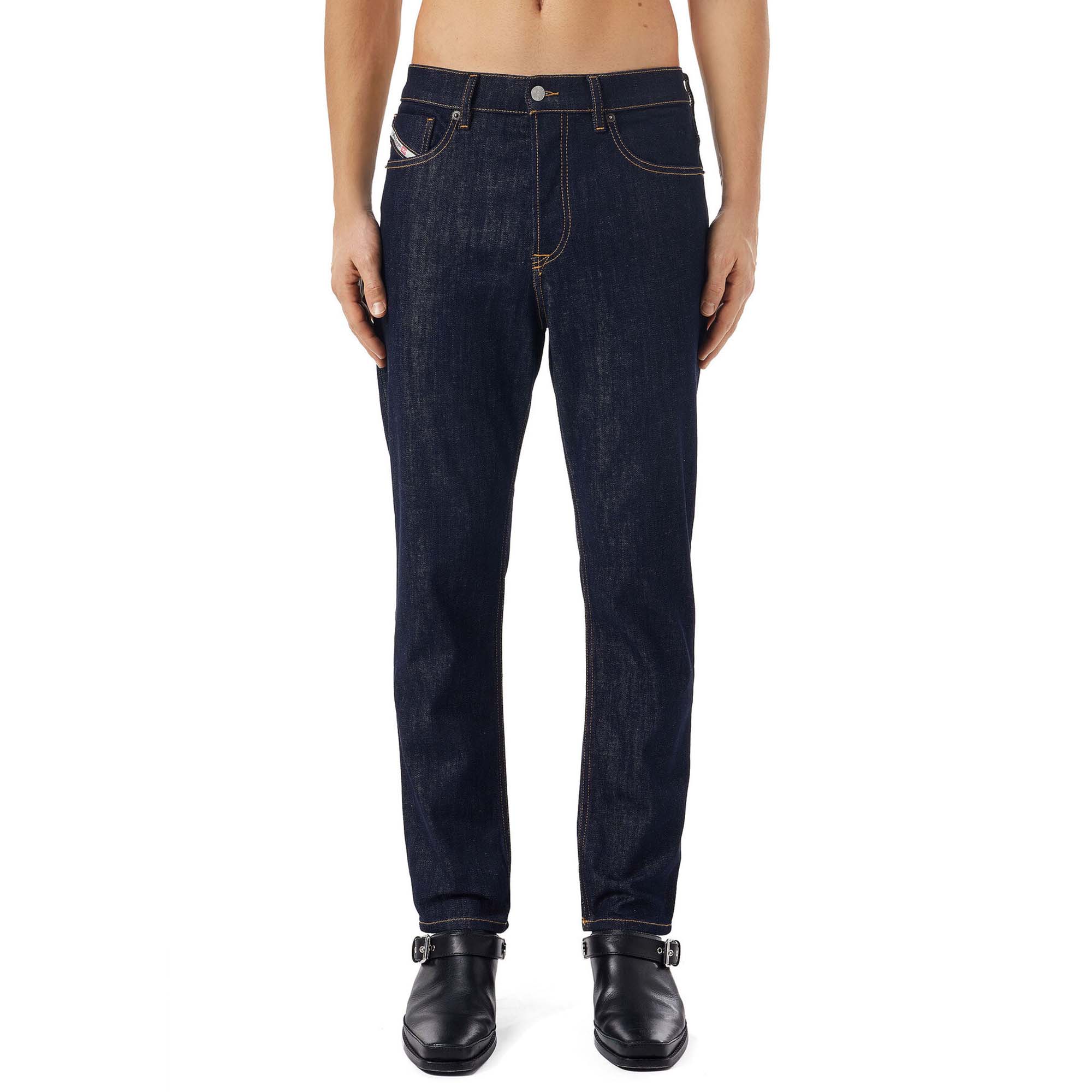 Diesel D-Fining Z9B89 Tapered Fit Jeans - Raw Rinse
