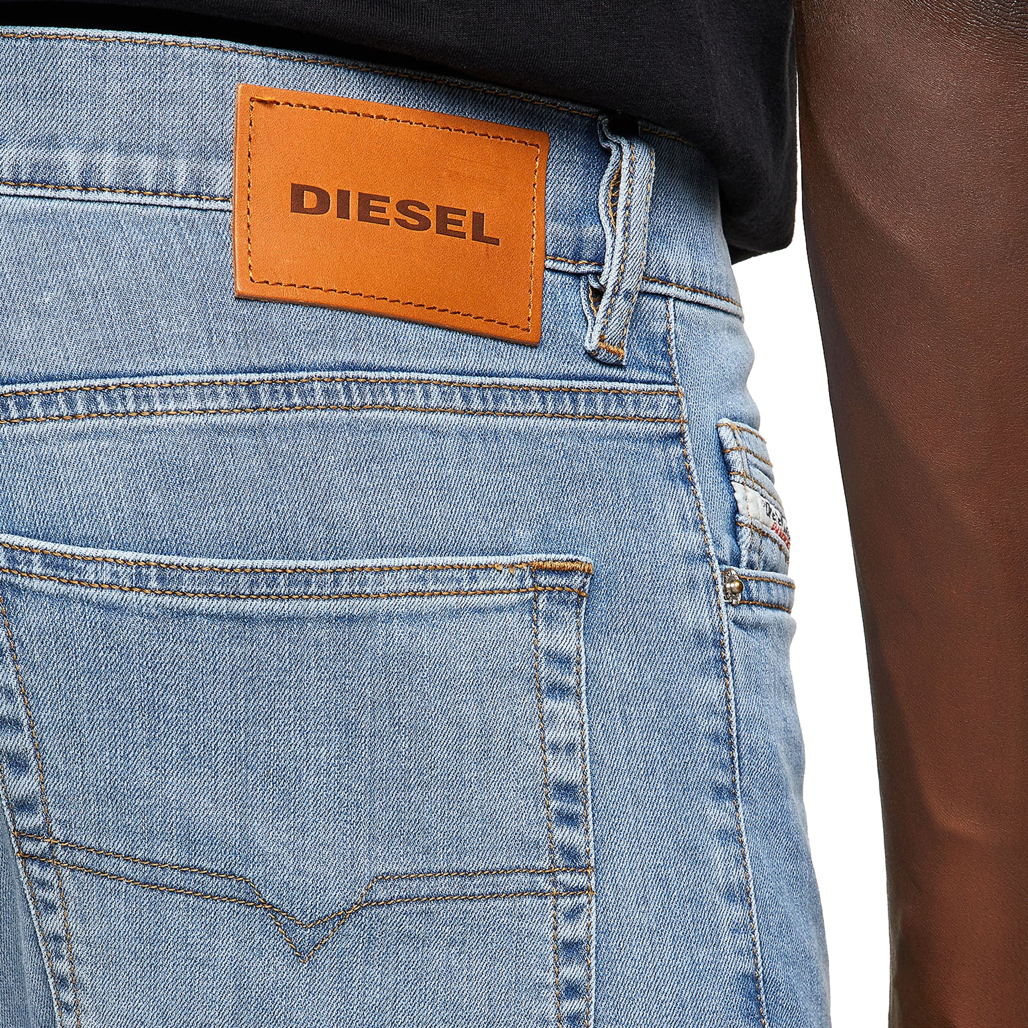 Diesel D-Luster 9NX Slim Jeans - Light Blue
