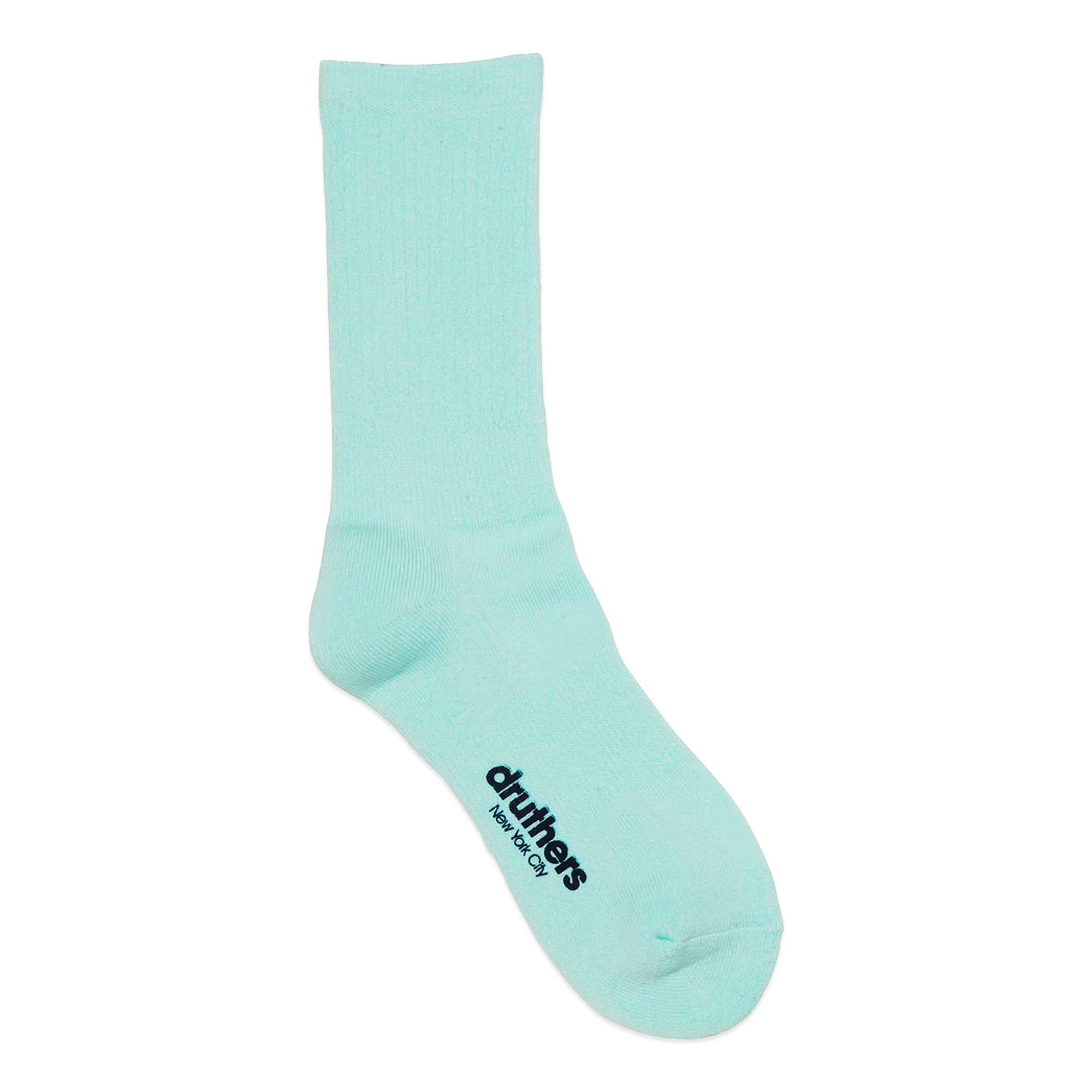 Druthers Organic Cotton Everyday Crew Socks - Mint