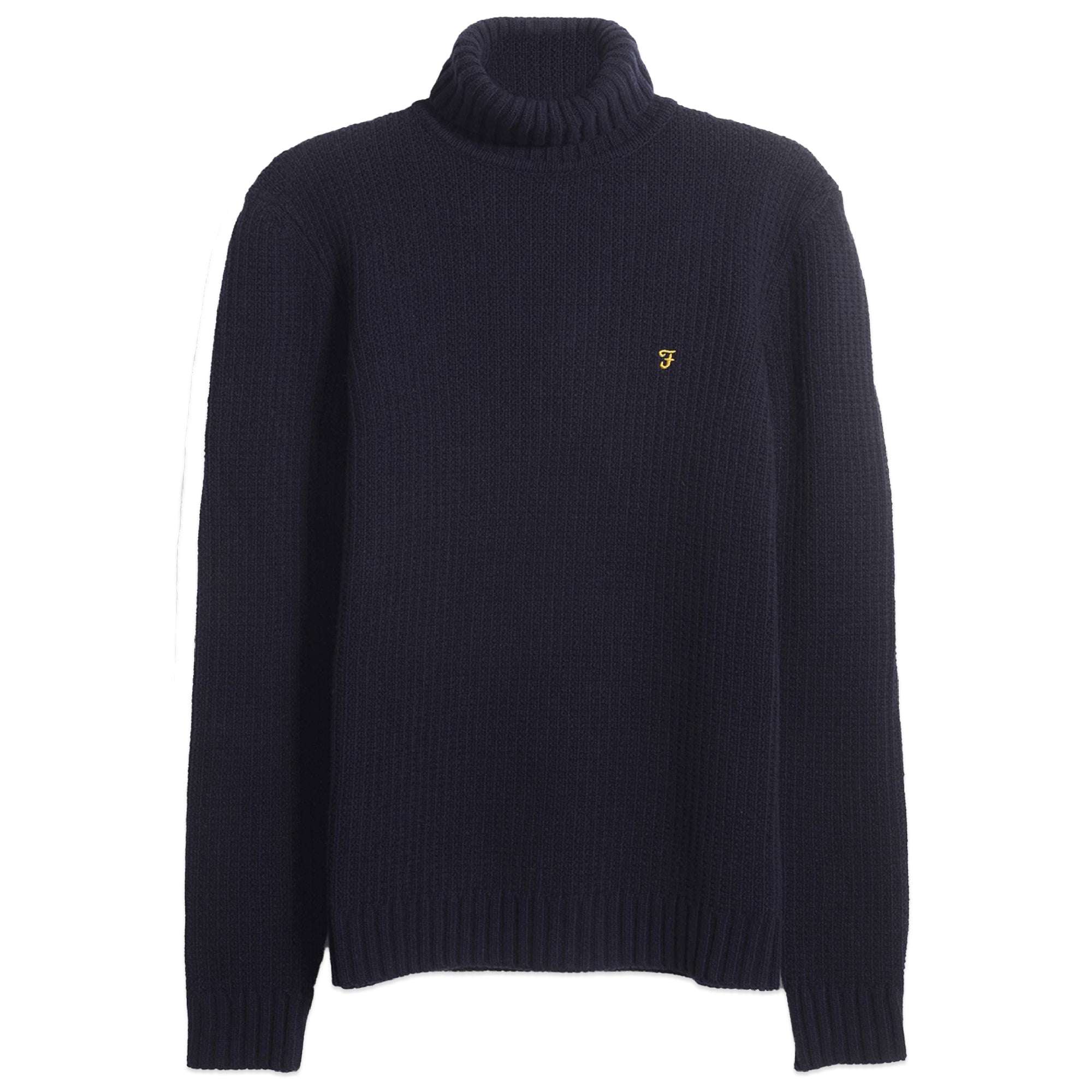 Farah Anton Fisherman Knit - True Navy