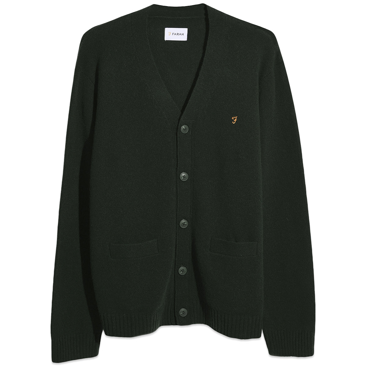 Farah Birchall Cardigan - Evergreen