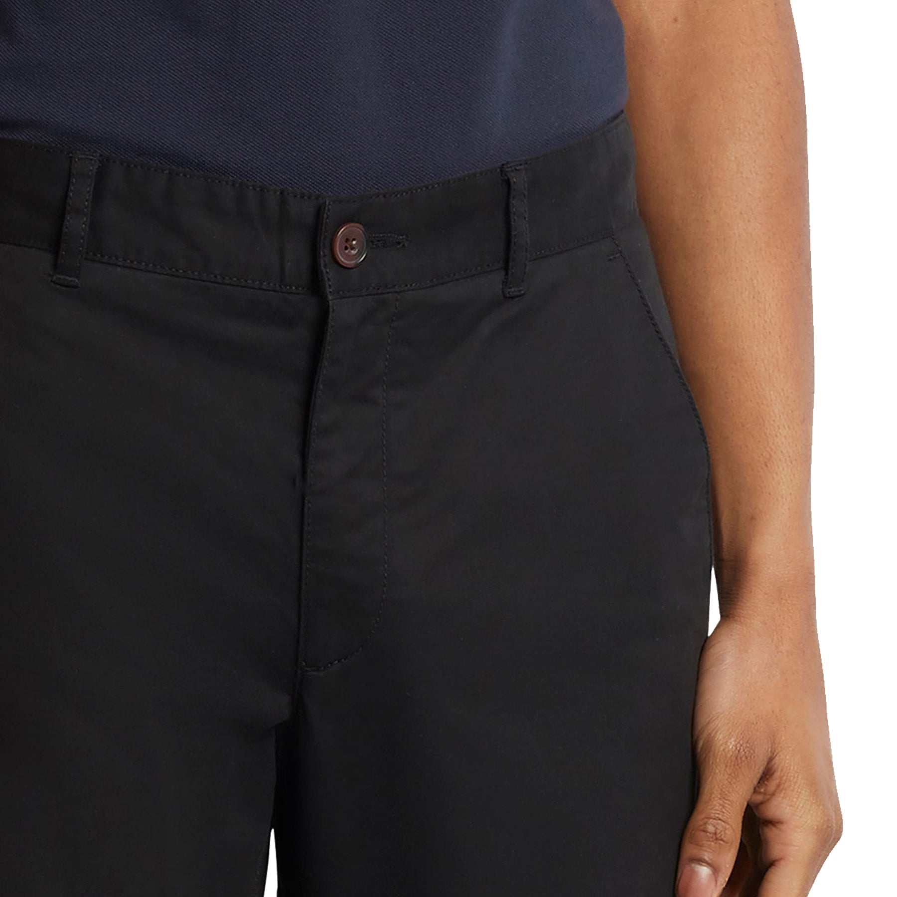 Farah Elm Regular Fit Twill Chinos - Black