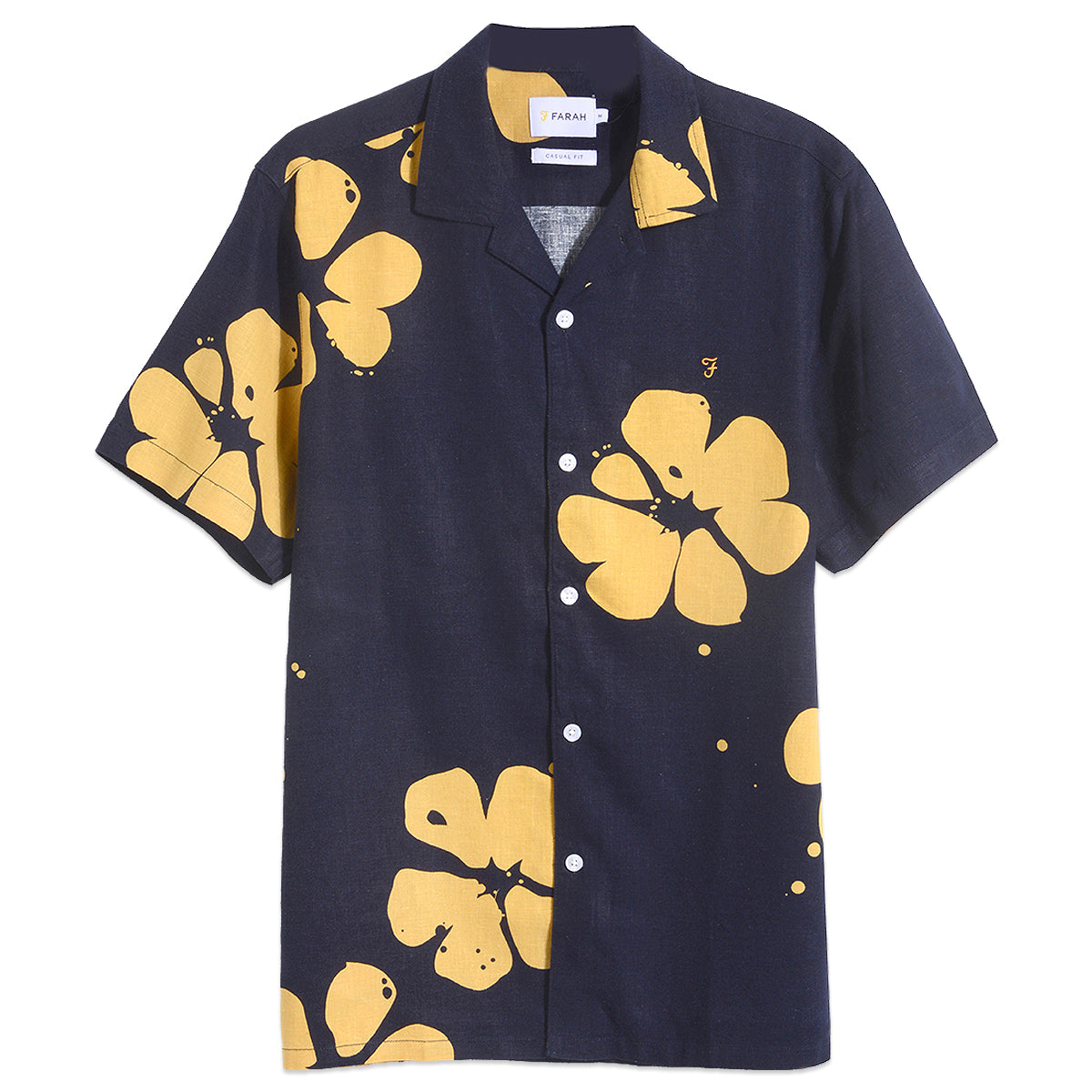 Farah Maddix Short Sleeve Shirt - True Navy