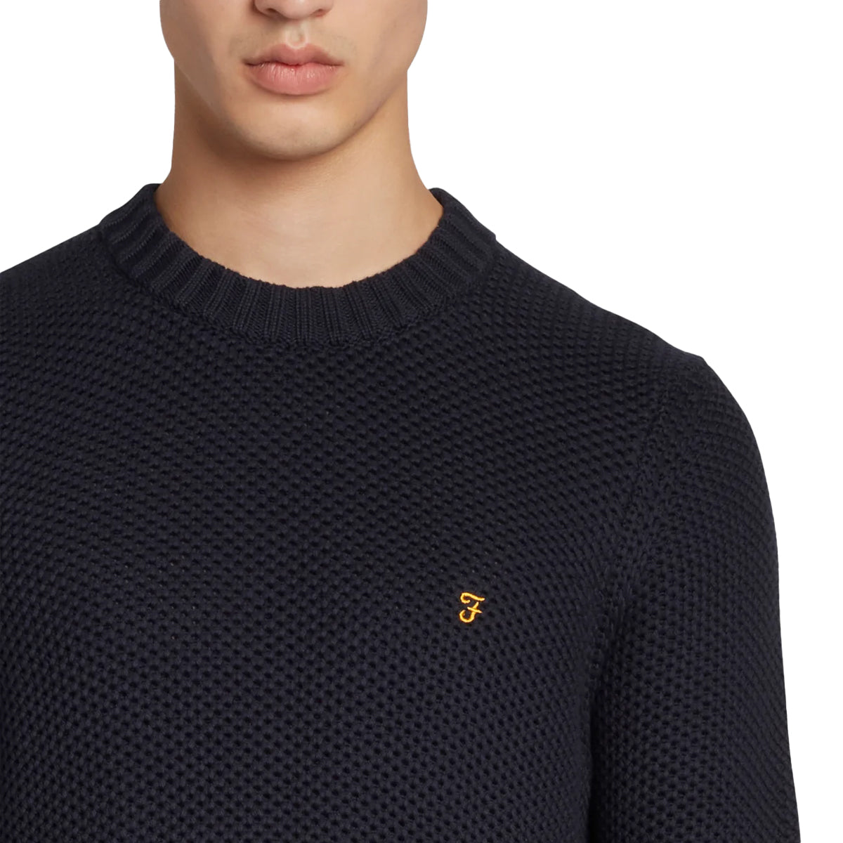 Farah Niseko Honeycomb Sweater - True Navy