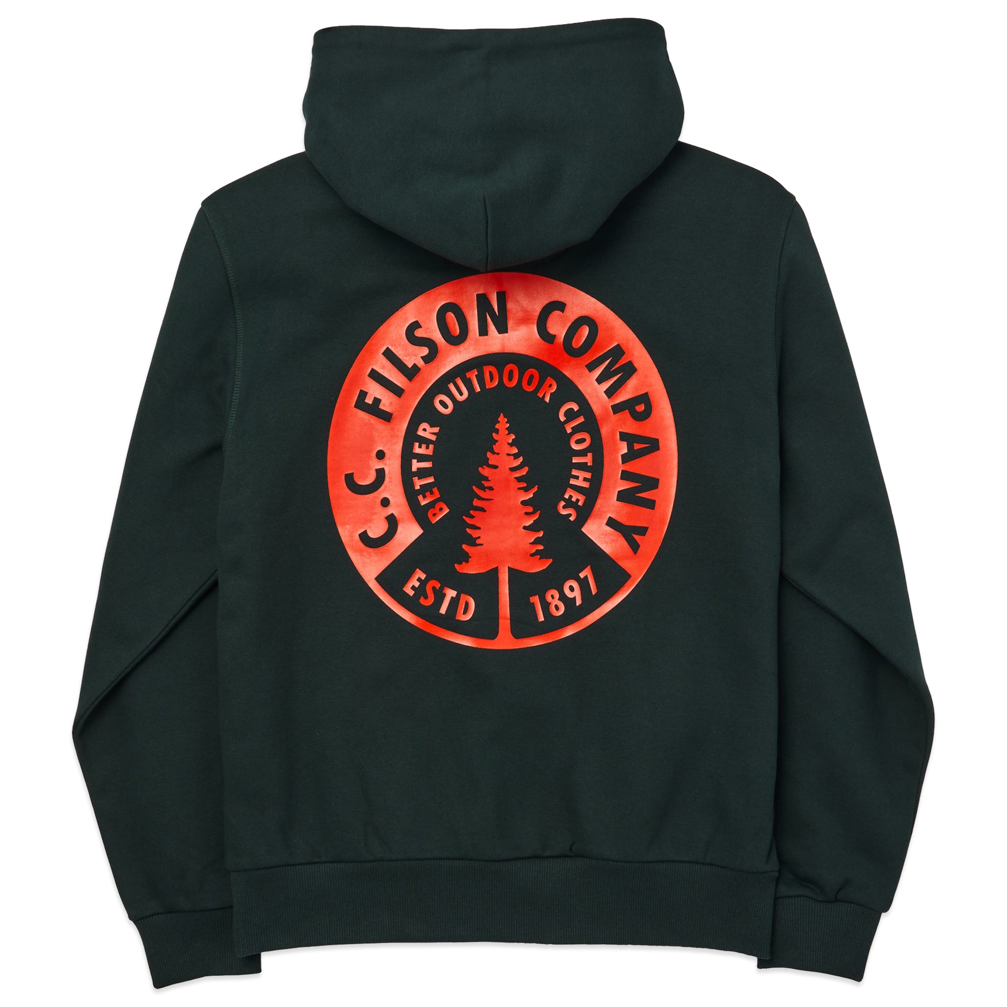 Filson Prospector Outdoor Graphic Hood - Fir Tree Green