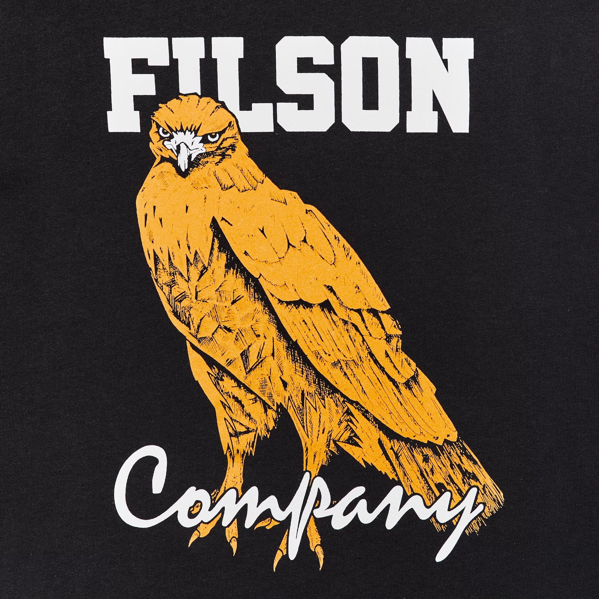 Filson SS Pioneer Graphic T-Shirt - Black / Bird Of Prey