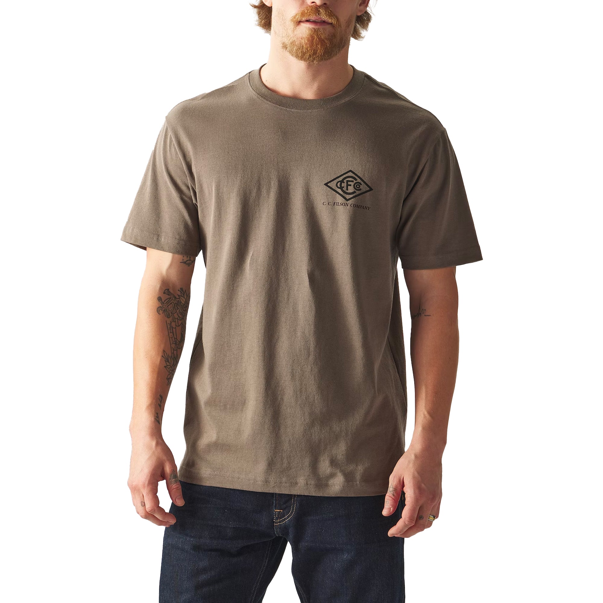 Filson SS Pioneer Graphic T-Shirt - Morel / Chainlink
