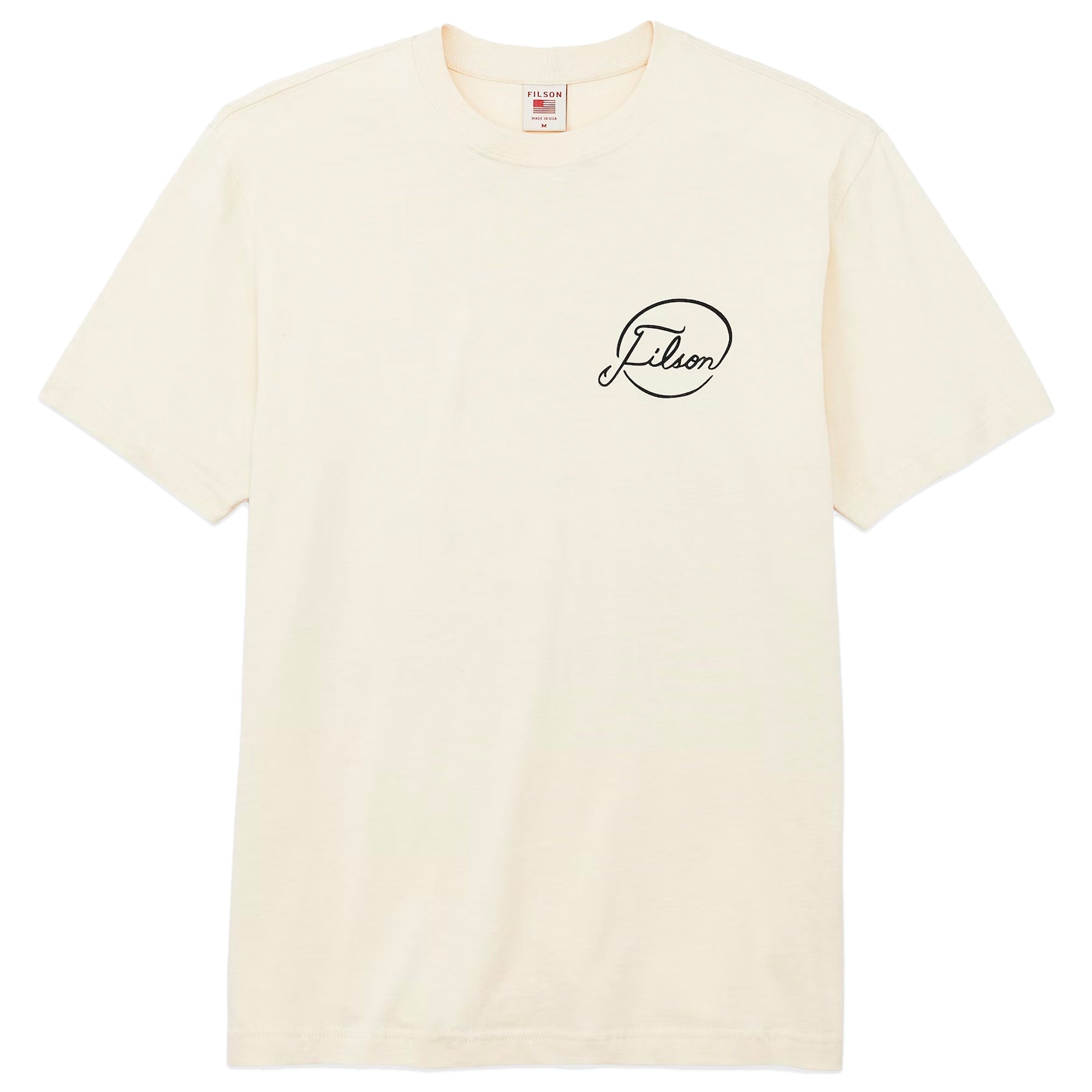 Filson SS Pioneer Graphic T-Shirt - Stone / Fishing Tourney