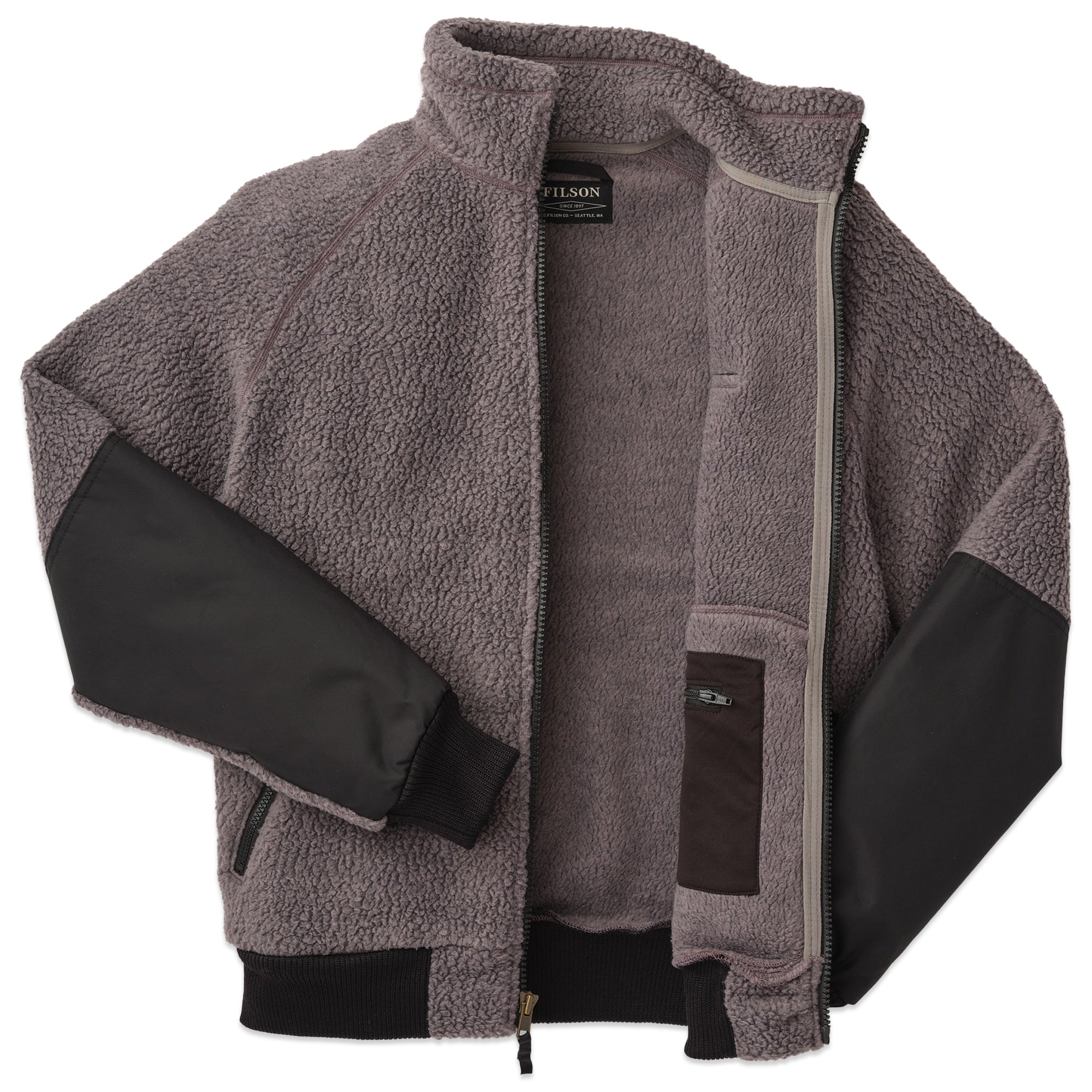 Filson Sherpa Fleece Jacket - Charcoal Grey