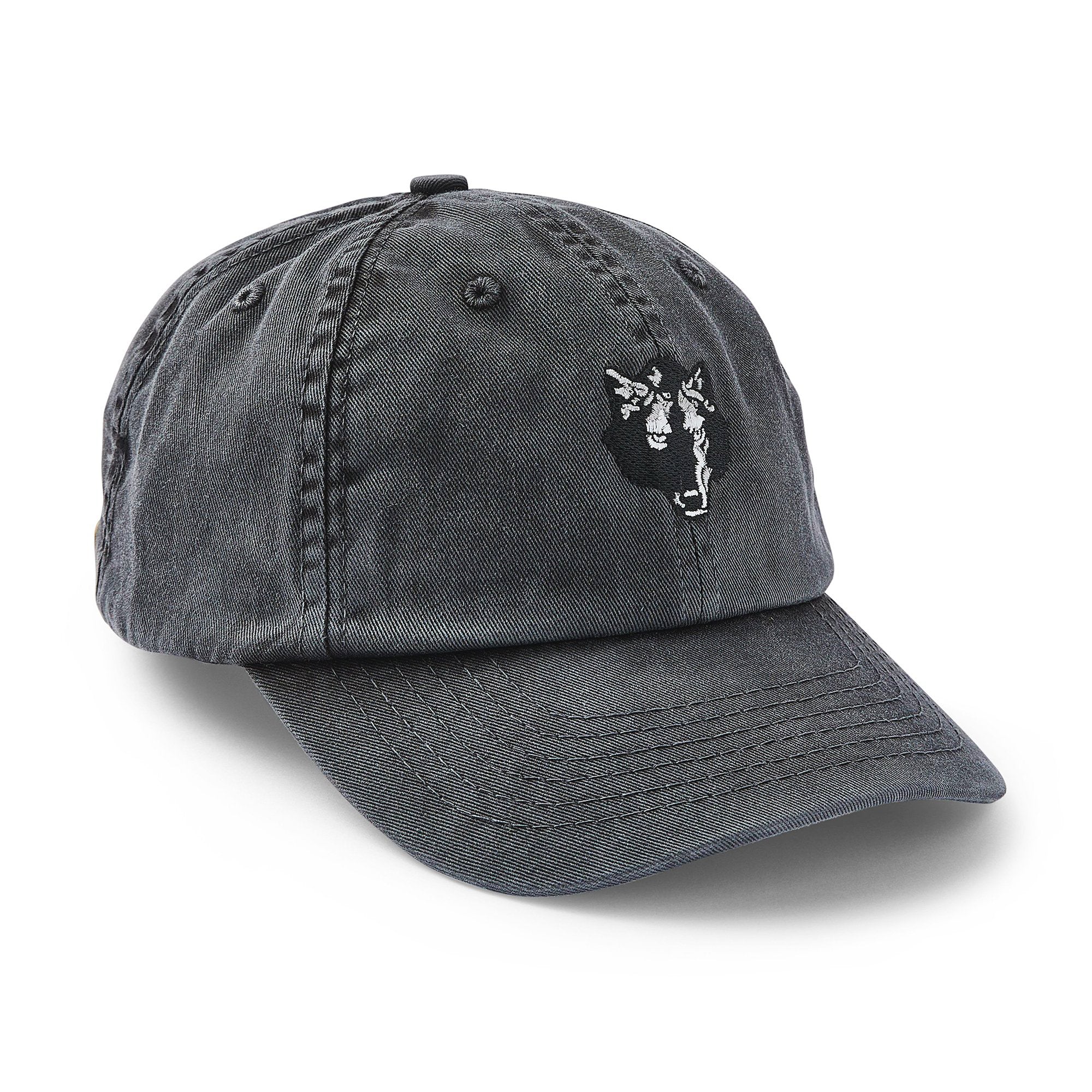 Filson Washed Low Profile Wolf Cap - Faded Black