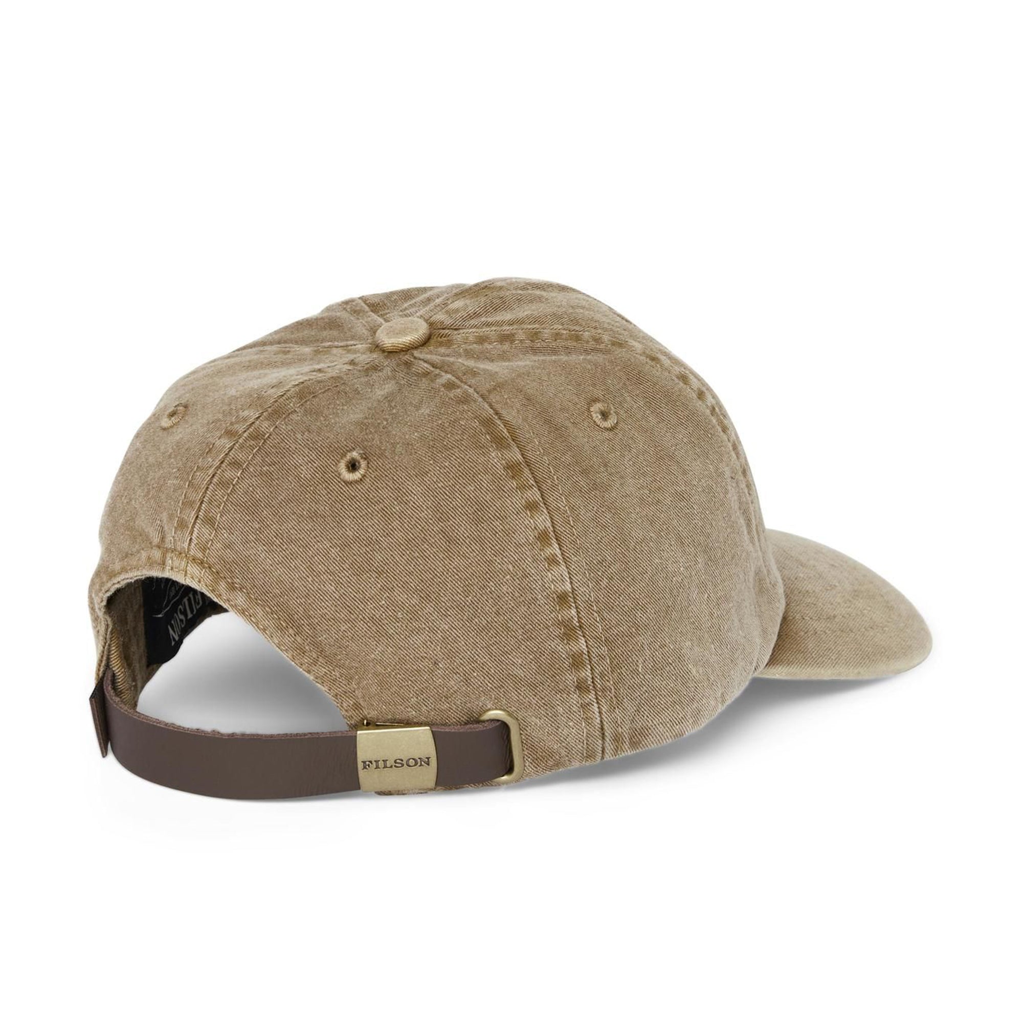 Filson Washed Low Profile Wolf Cap - Bronze Tan