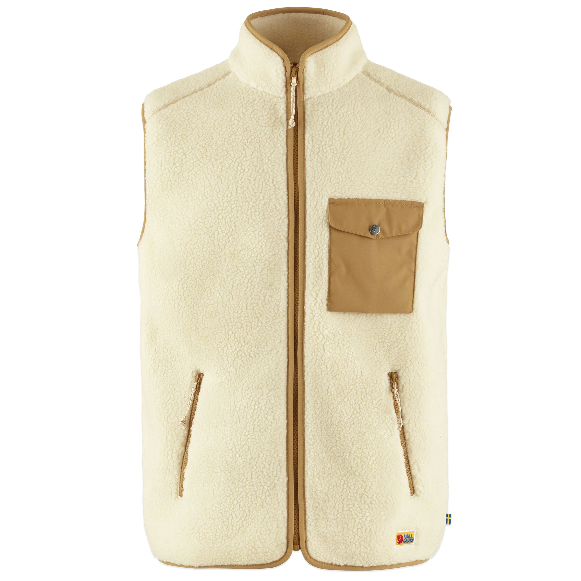 Fjallraven Vardag Pile Fleece Gilet - Chalk White