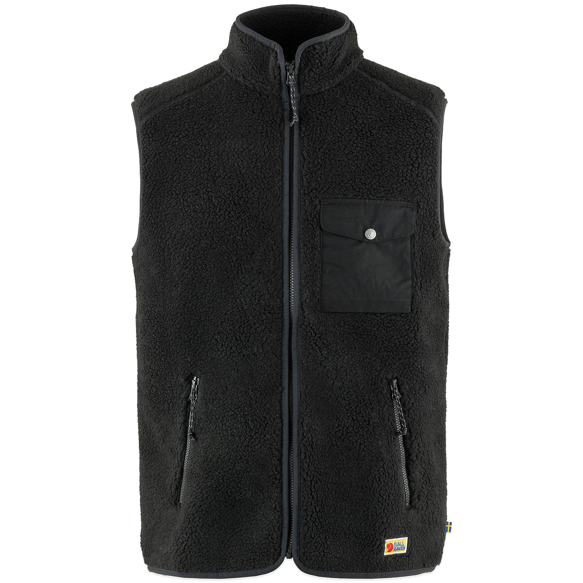 Fjallraven Vardag Pile Fleece Gilet - Black