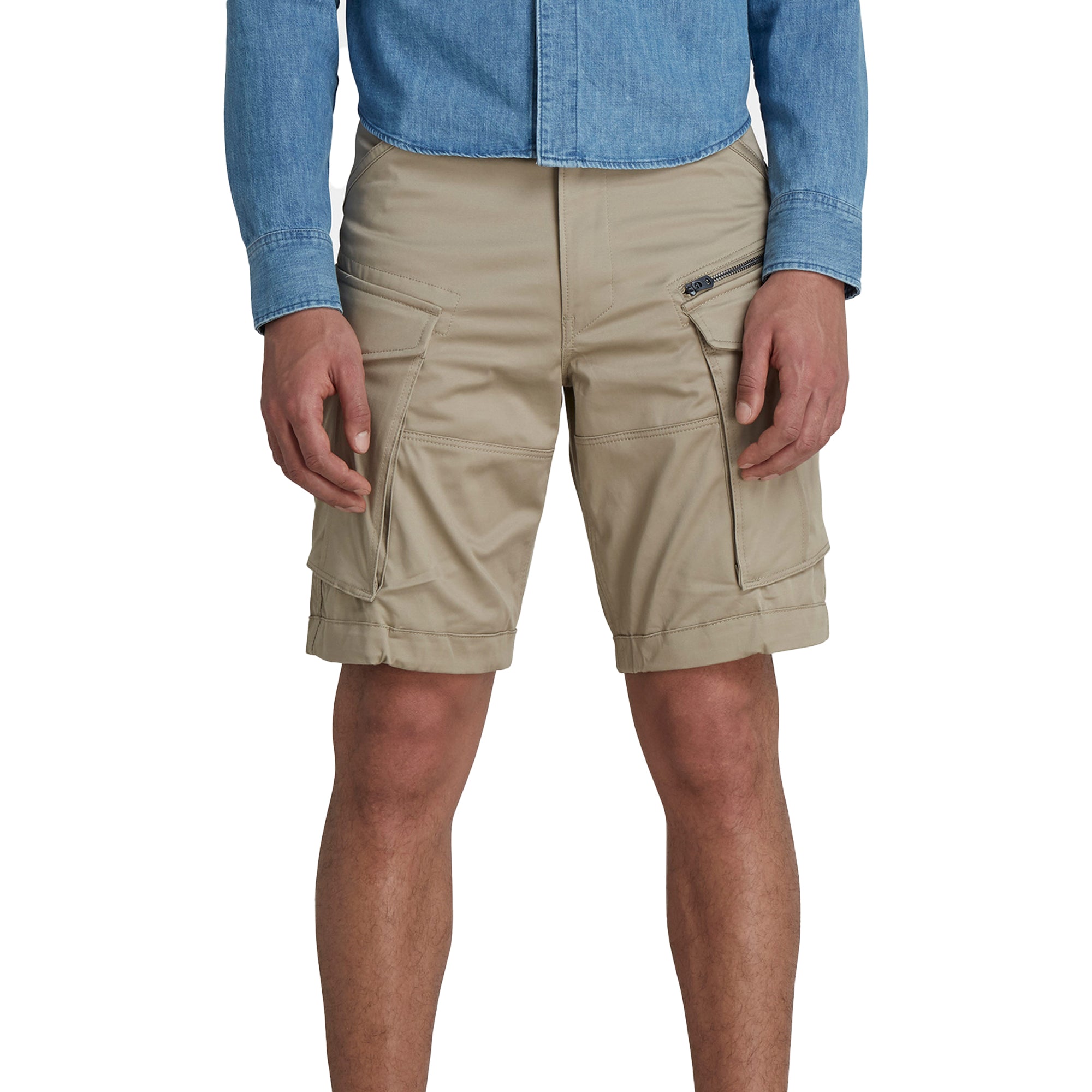 G-Star Rovic Zip Relaxed Cargo Shorts - Dune