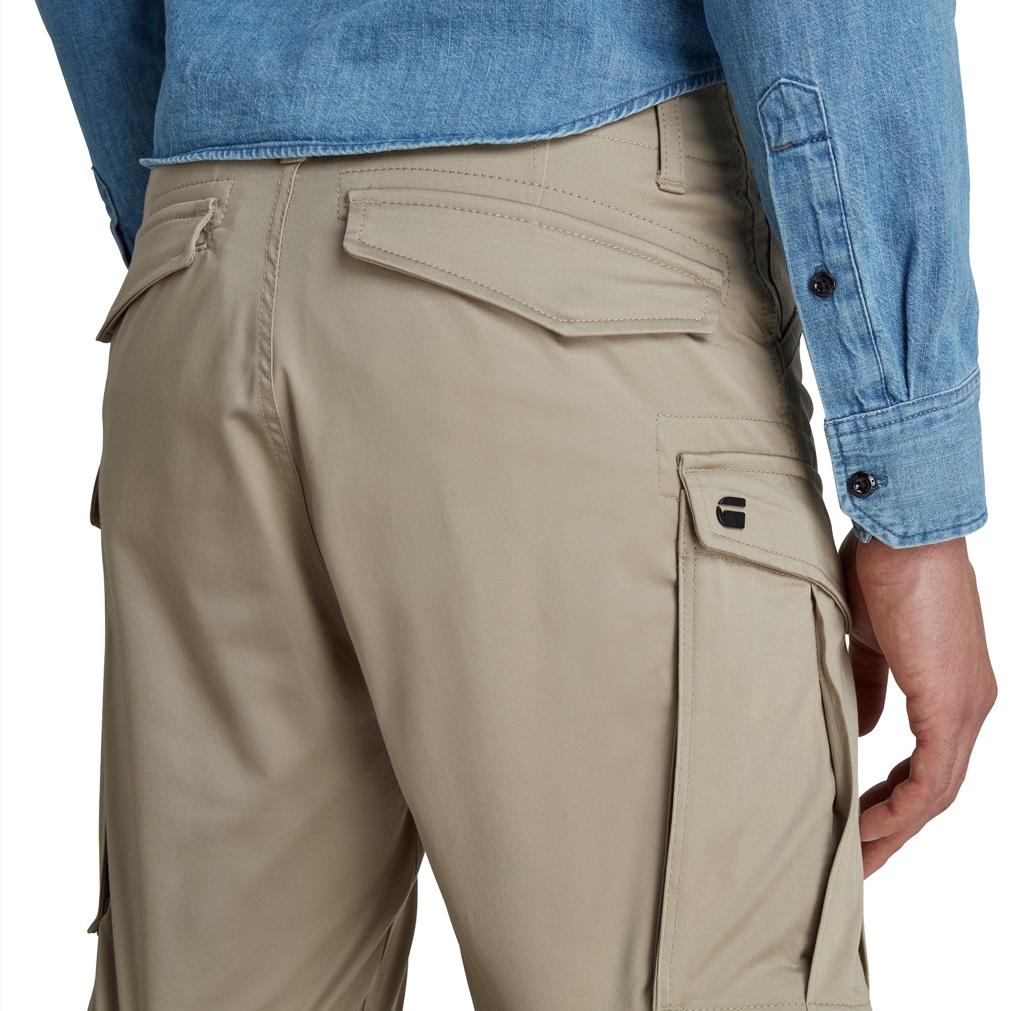 G-Star Rovic Zip Relaxed Cargo Shorts - Dune