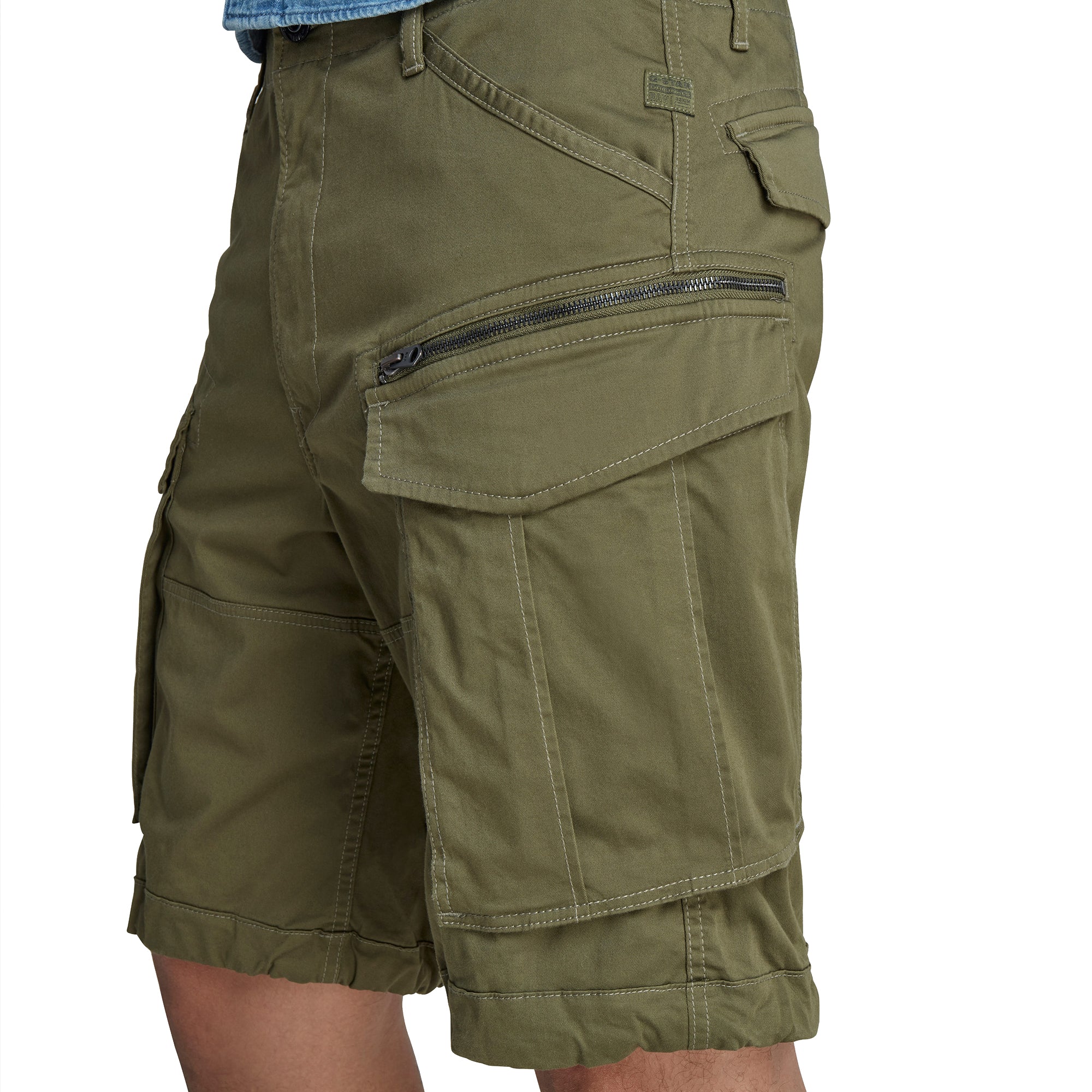 G-Star Rovic Zip Relaxed Cargo Shorts - Sage