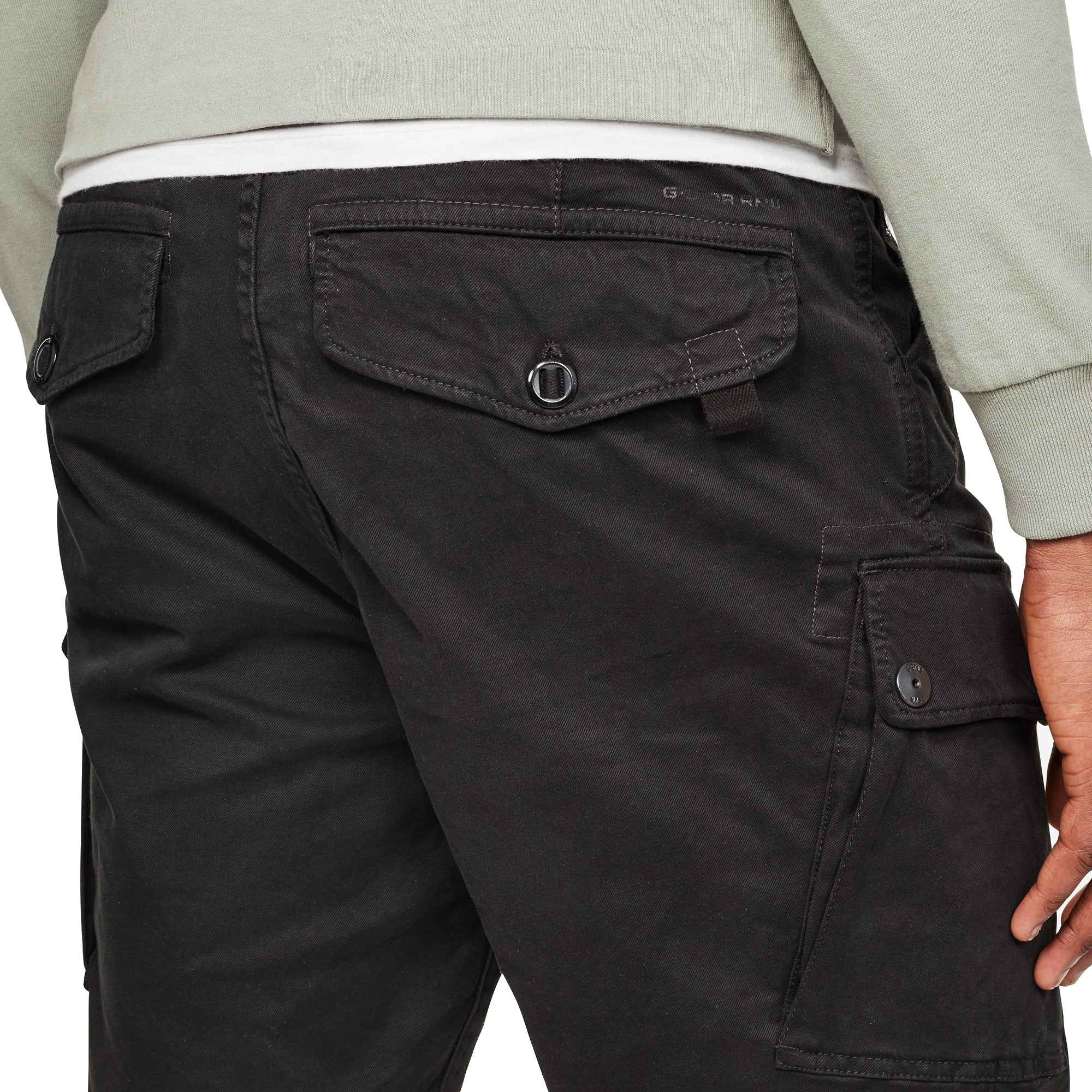 G-Star Roxic Cargo Shorts - Dark Black Garment Dyed