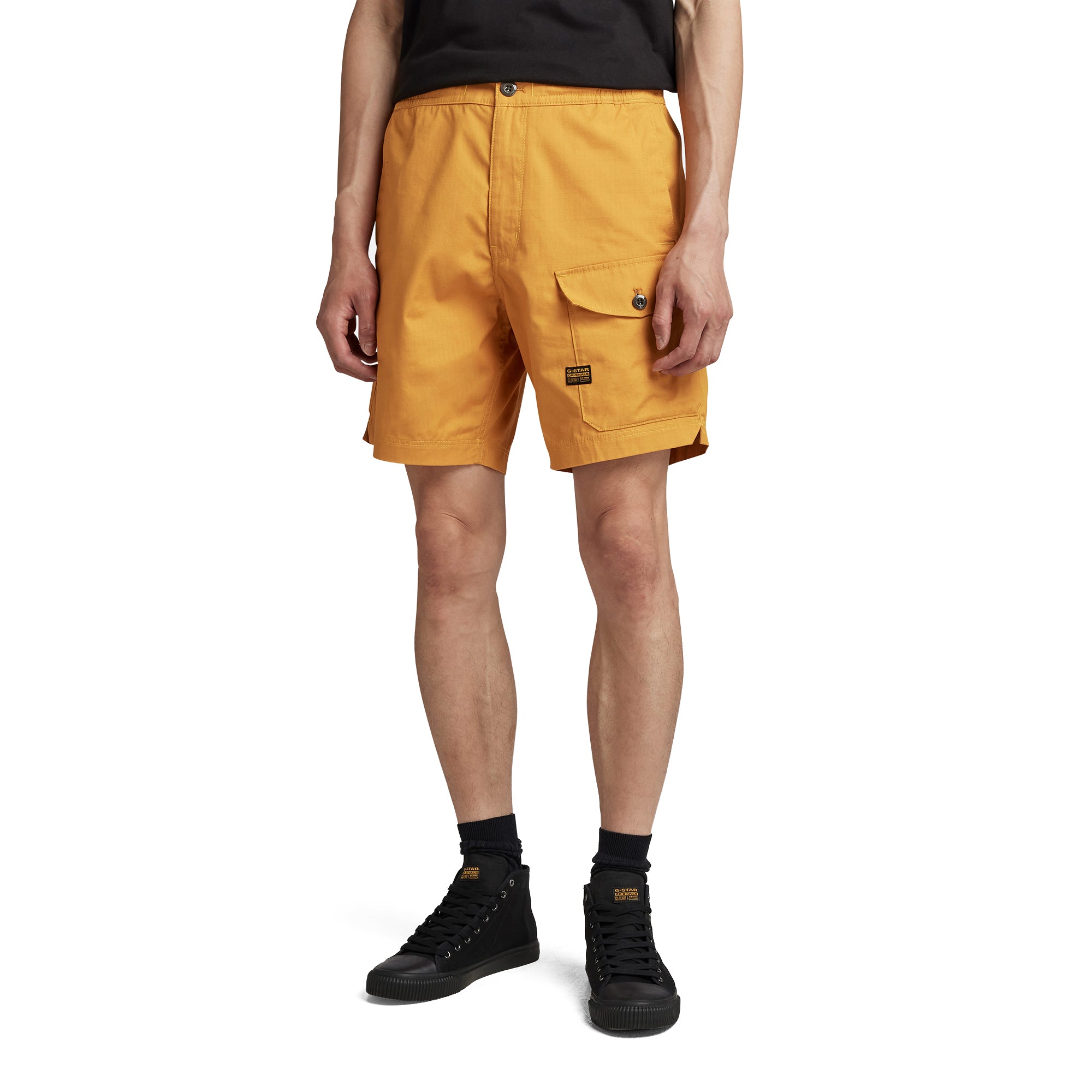 G-Star Sport Trainer Ripstop Shorts - Dull Yellow