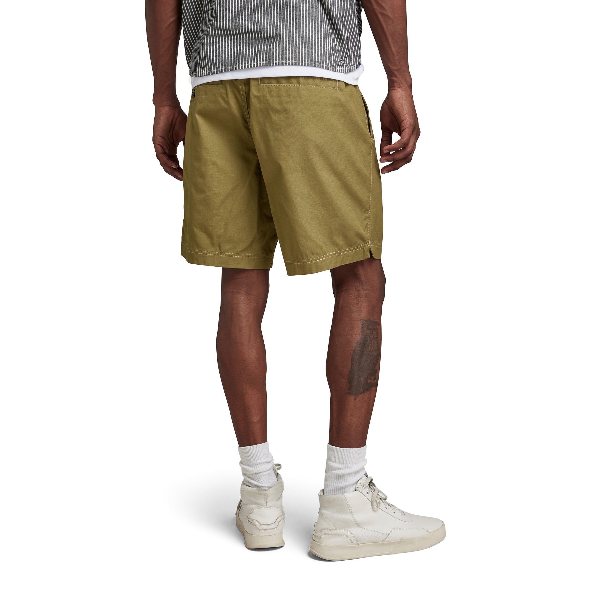 G-Star Sport Trainer Ripstop Shorts - Smoke Olive