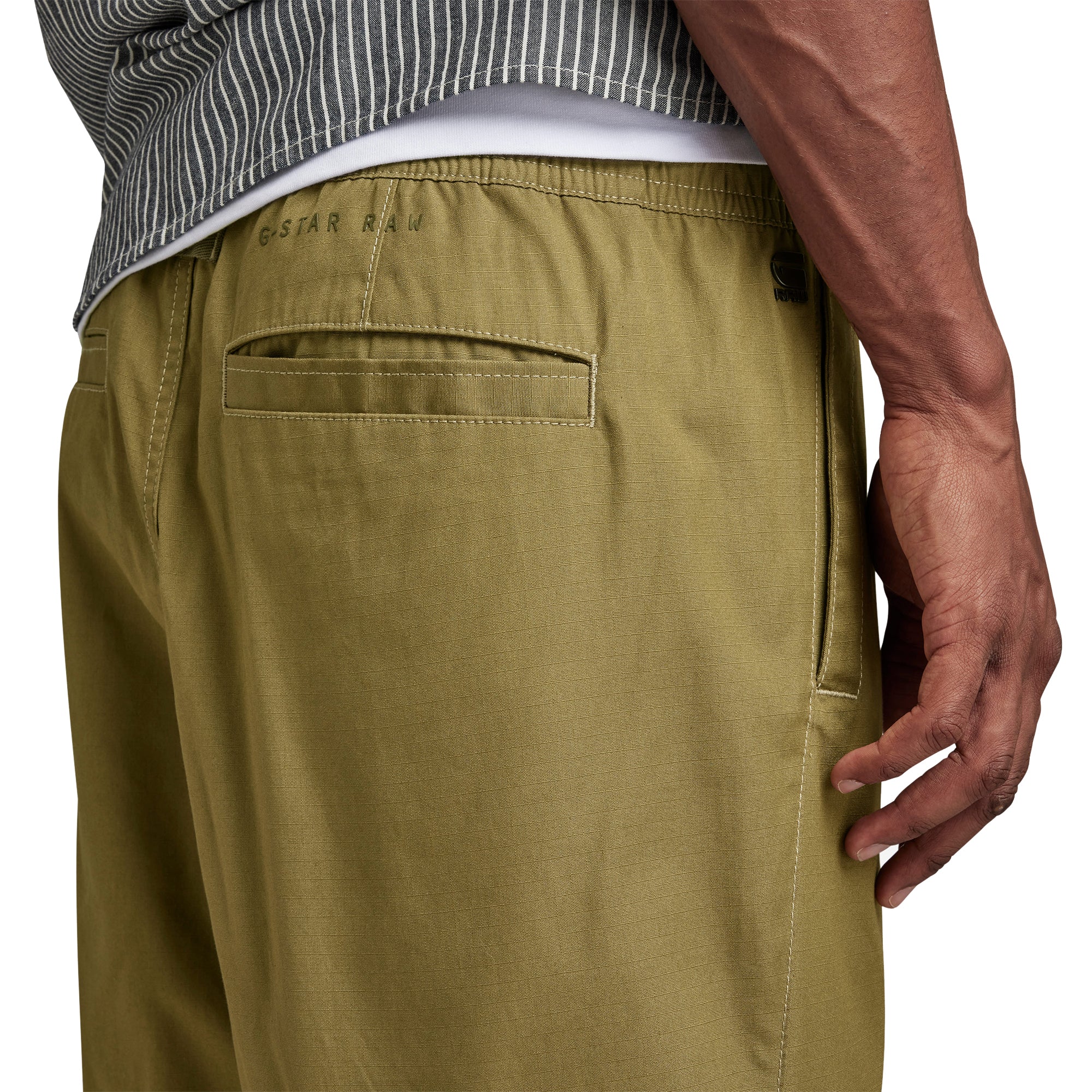 G-Star Sport Trainer Ripstop Shorts - Smoke Olive