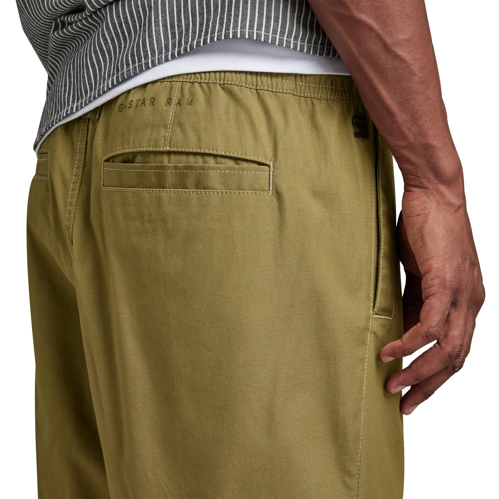 G-Star Sport Trainer Ripstop Shorts - Smoke Olive