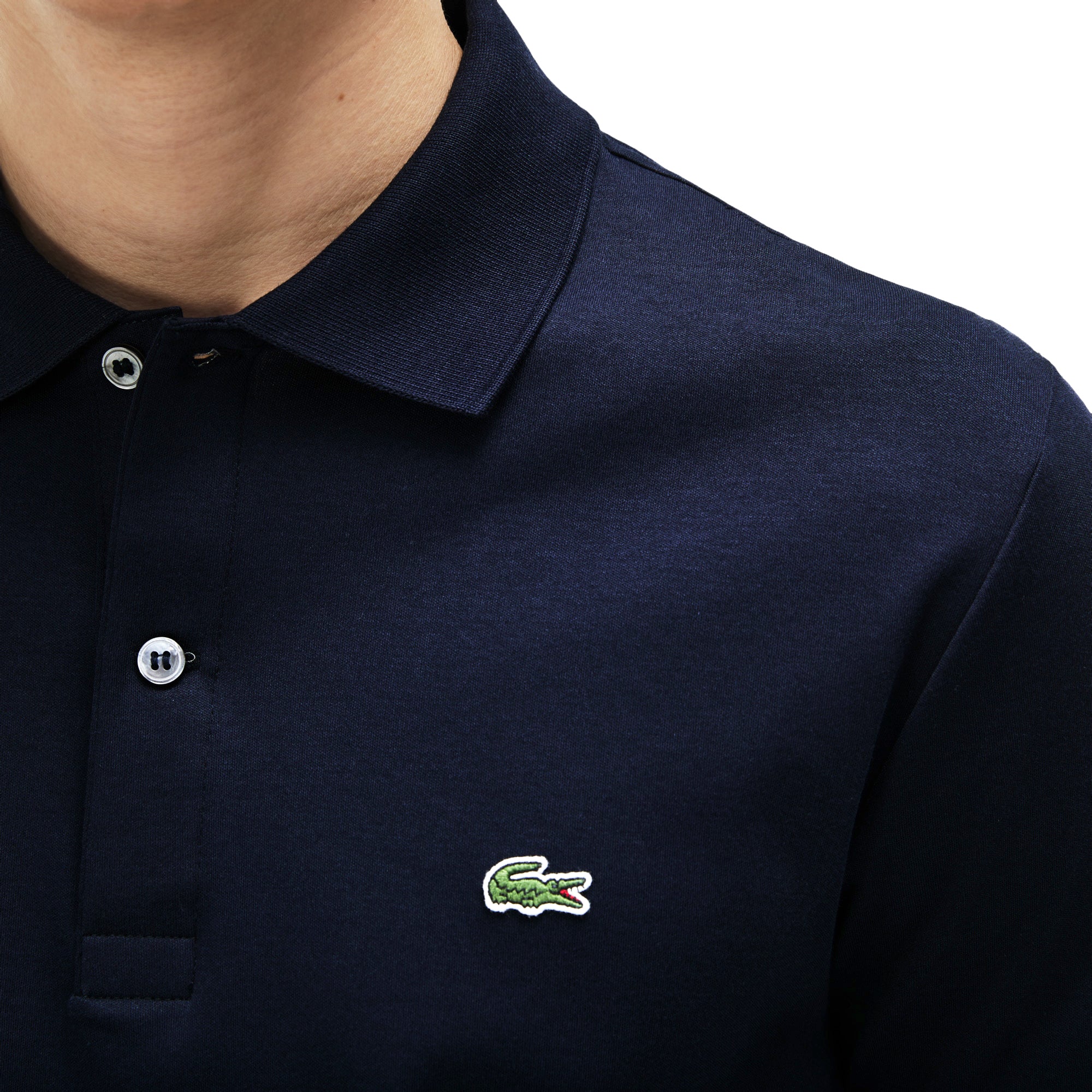 Lacoste Stretch Jersey DH2050 Polo - Navy