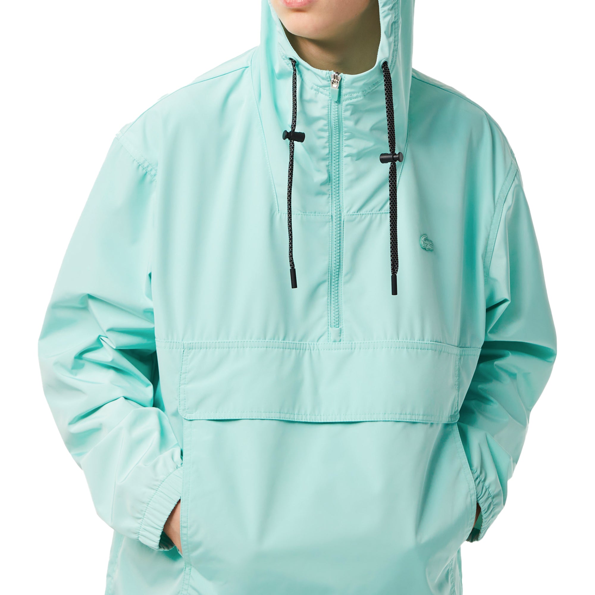 Lacoste BH5386 Water Repellant Smock Jacket - Pastille Mint
