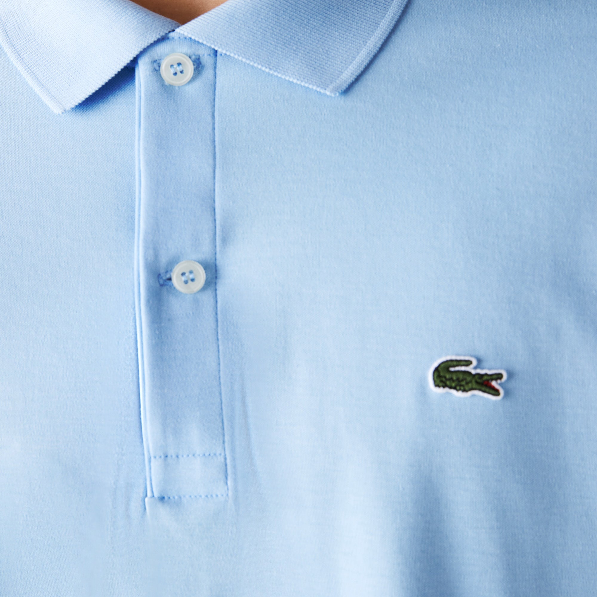 Lacoste Stretch Jersey DH2050 Polo - Sky Blue