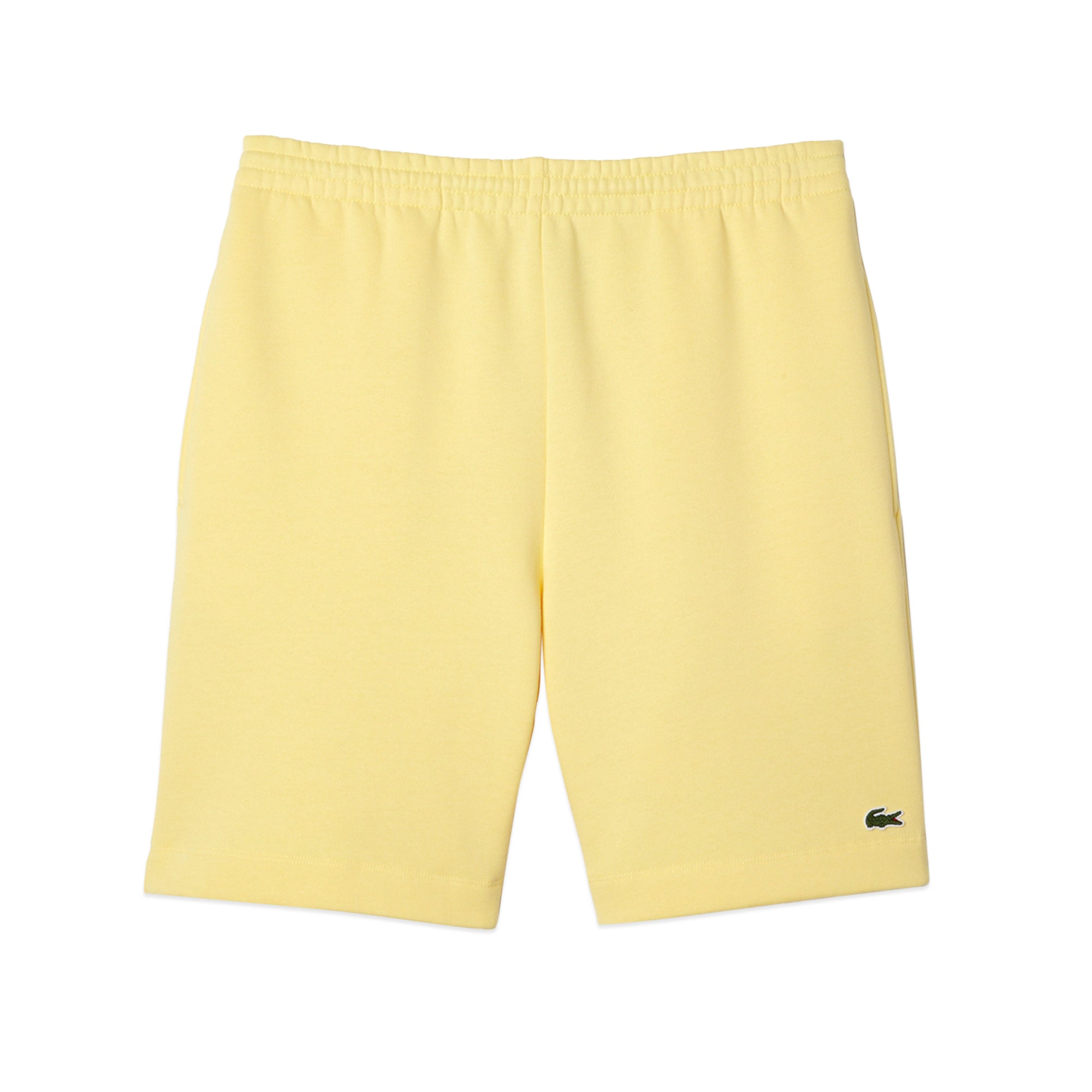 Yellow lacoste shorts sales