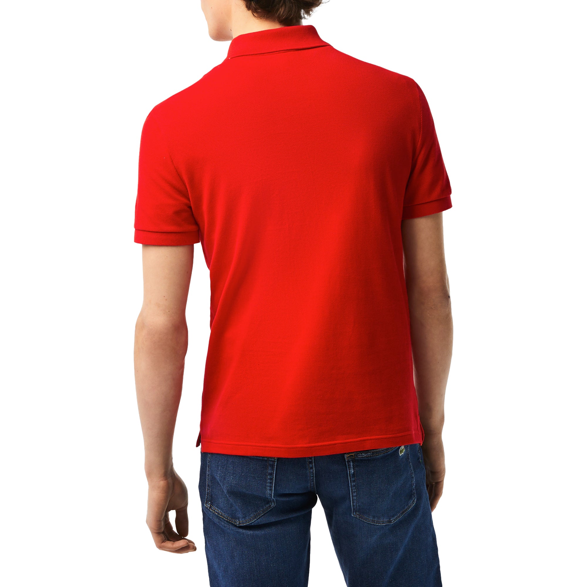 Lacoste Short Sleeved Slim Fit Polo PH4012 - Bright Red