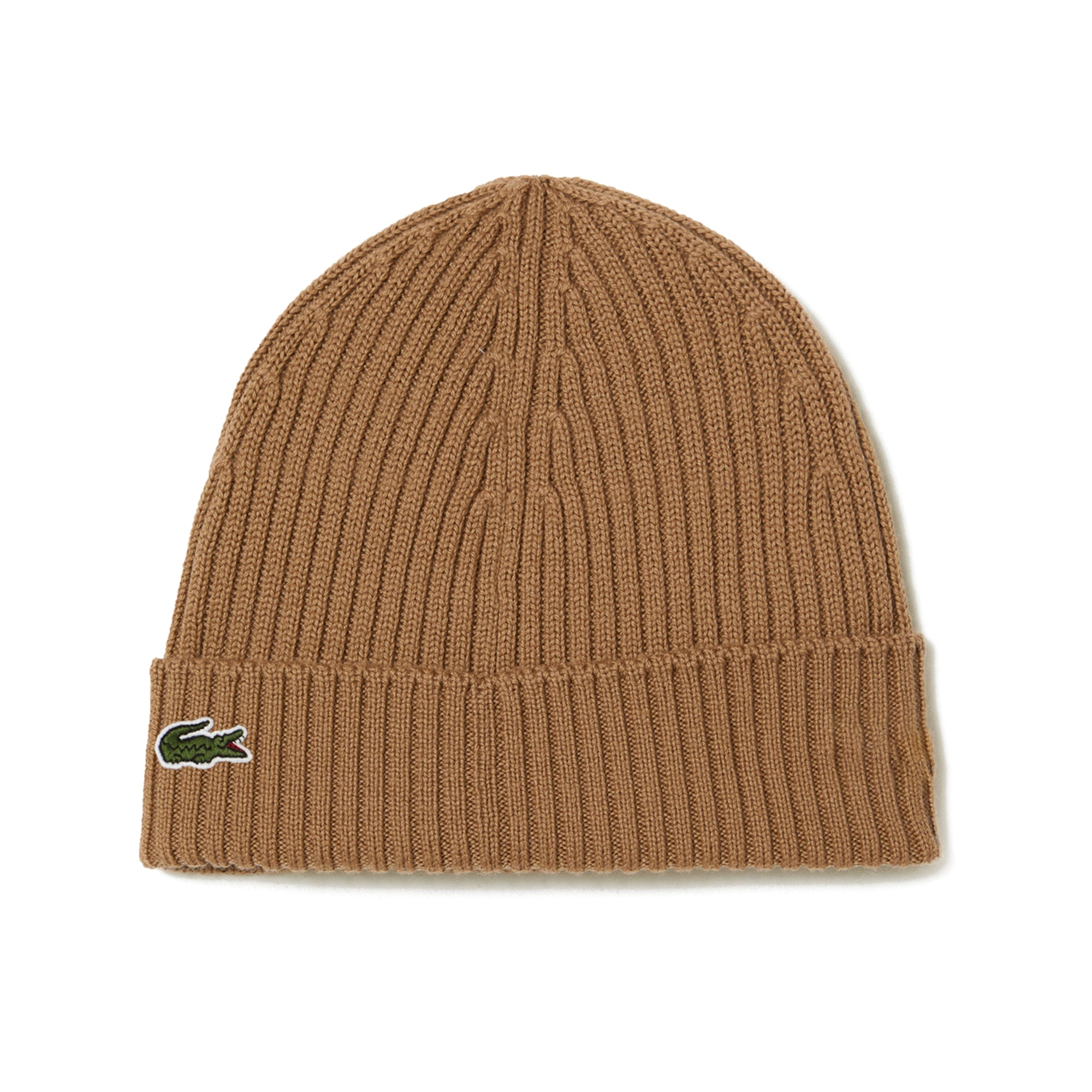 Lacoste RB0001 Knitted Wool Beanie - Leafy