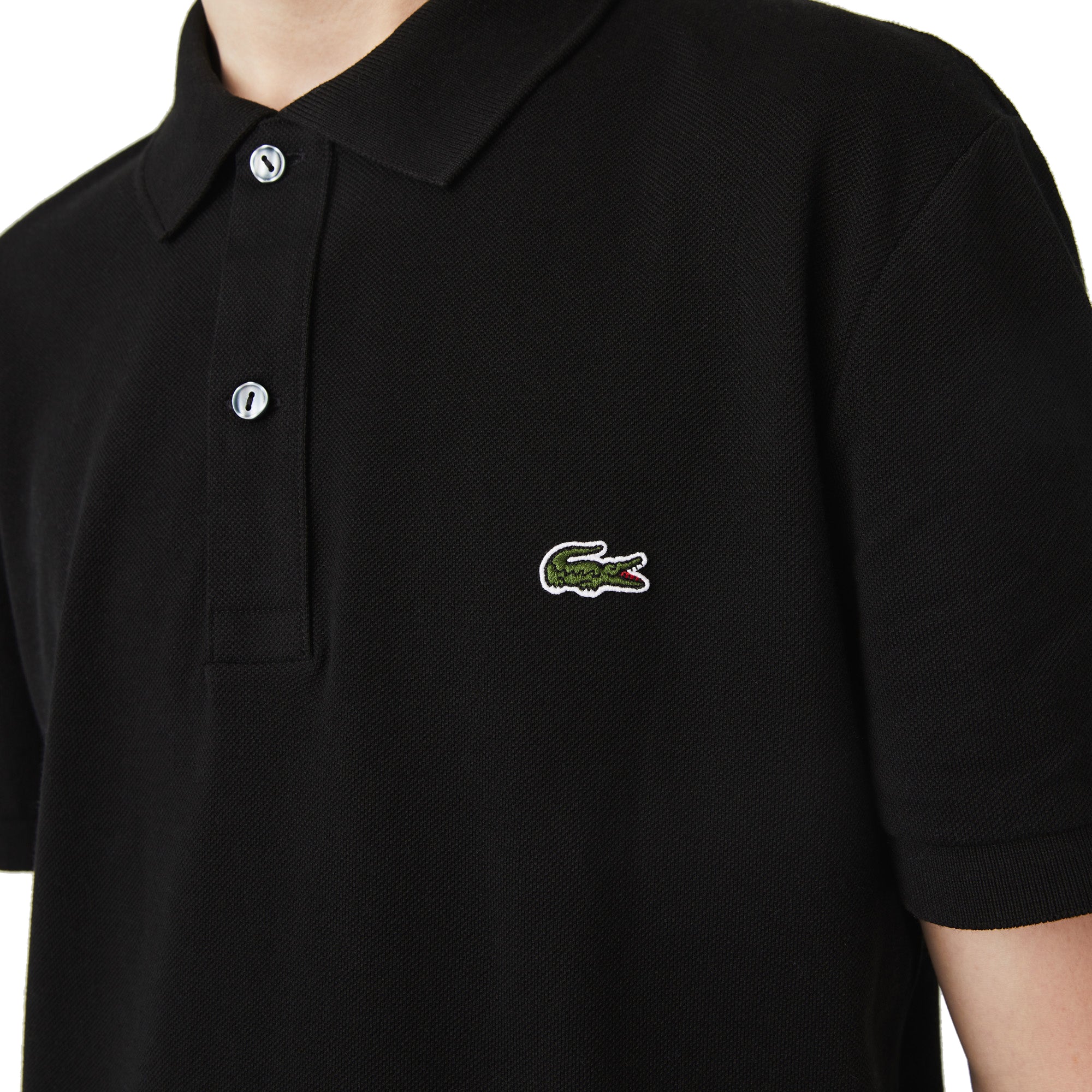 Lacoste Short Sleeved Slim Fit Polo PH4012 - Black