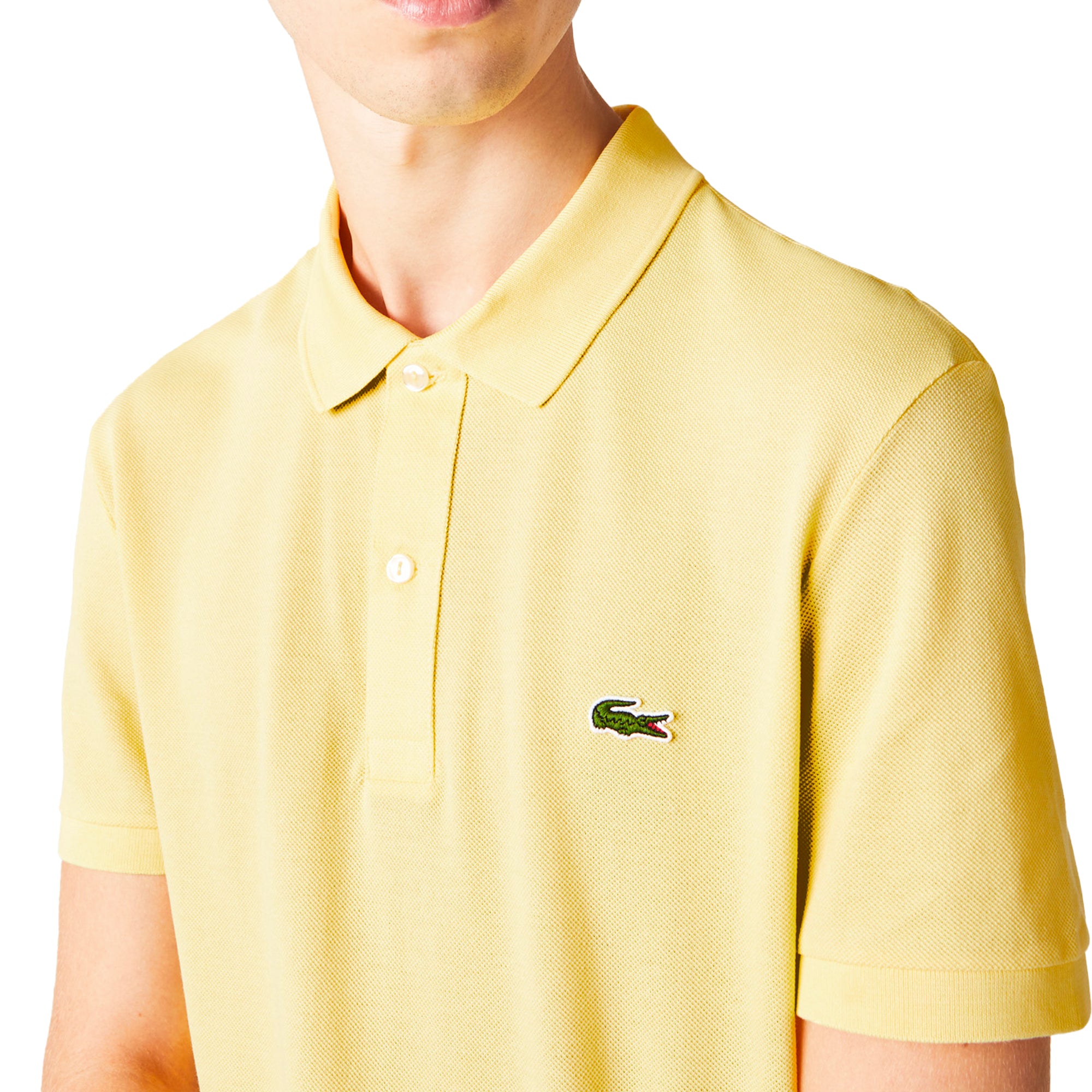 Lacoste Short Sleeved Slim Fit Polo PH4012 - Yellow