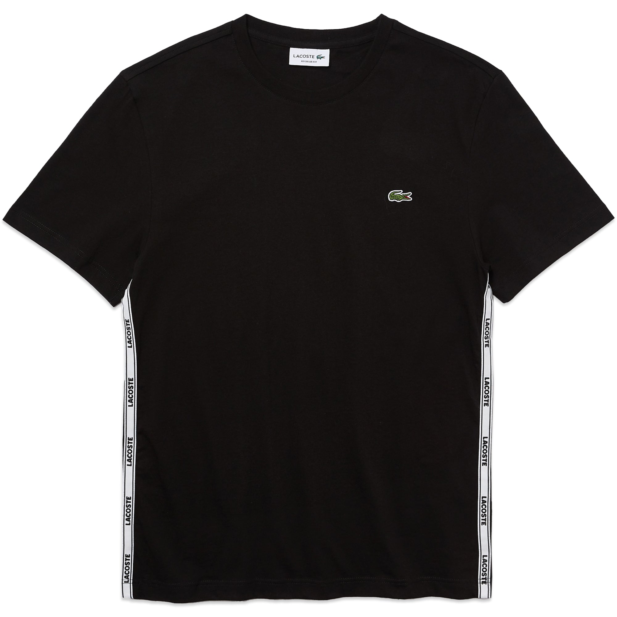 Lacoste Side Tape T-Shirt TH1207 - Black