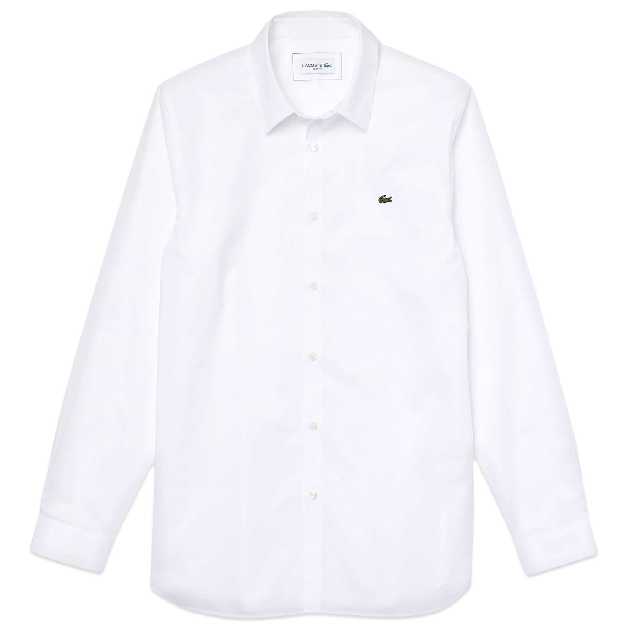 Lacoste Stretch Poplin Slim Fit Shirt CH2668 - White