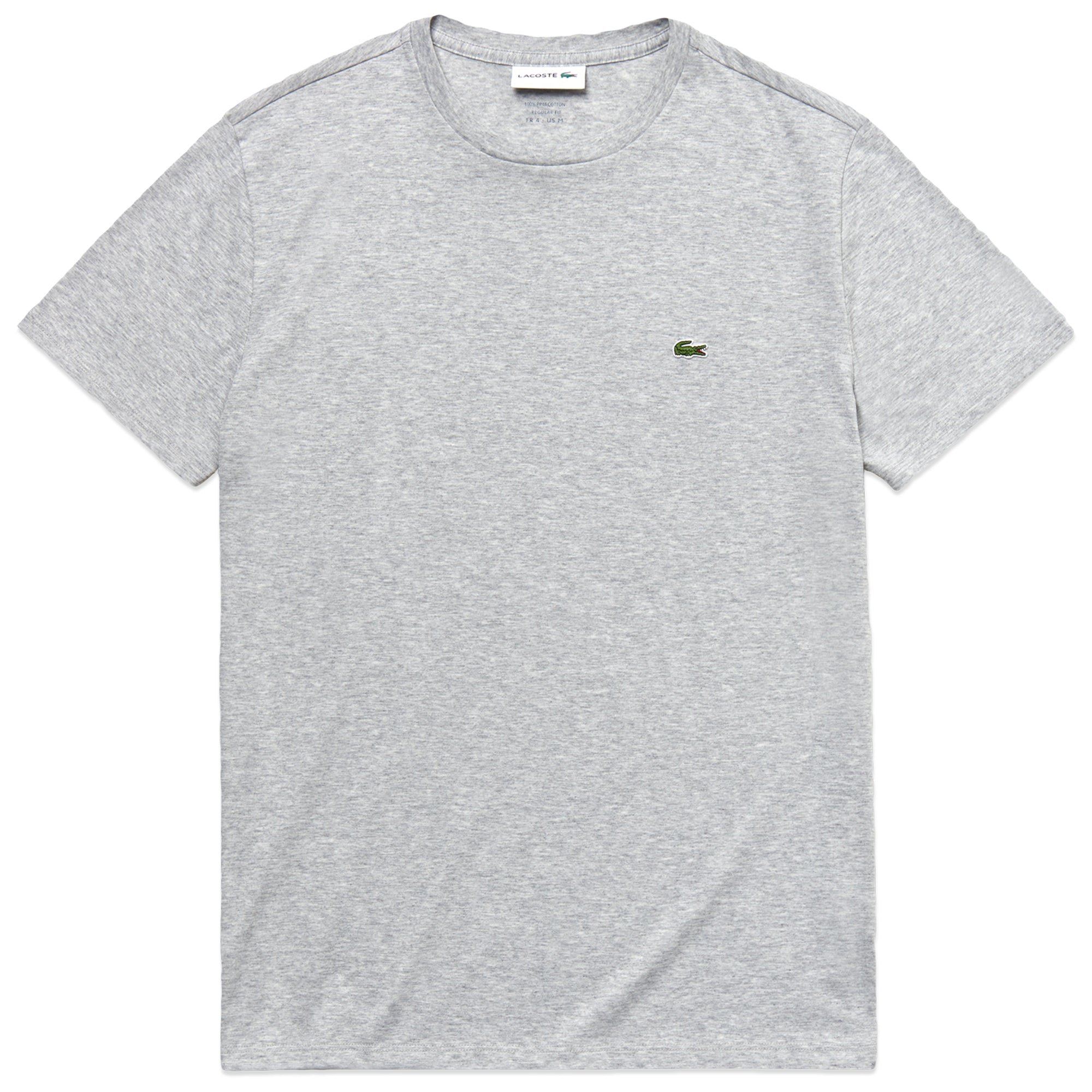 Lacoste TH6709 Pima Cotton T-Shirt - Silver Chine
