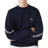 Lacoste Tape Sleeve Crew Sweat SH9884 - Navy