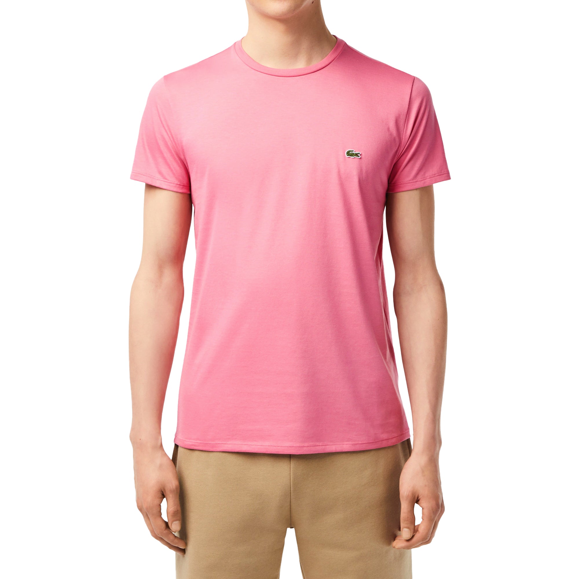 T-Shirt Cotton Reseda Pink Lacoste TH6709 - Pima