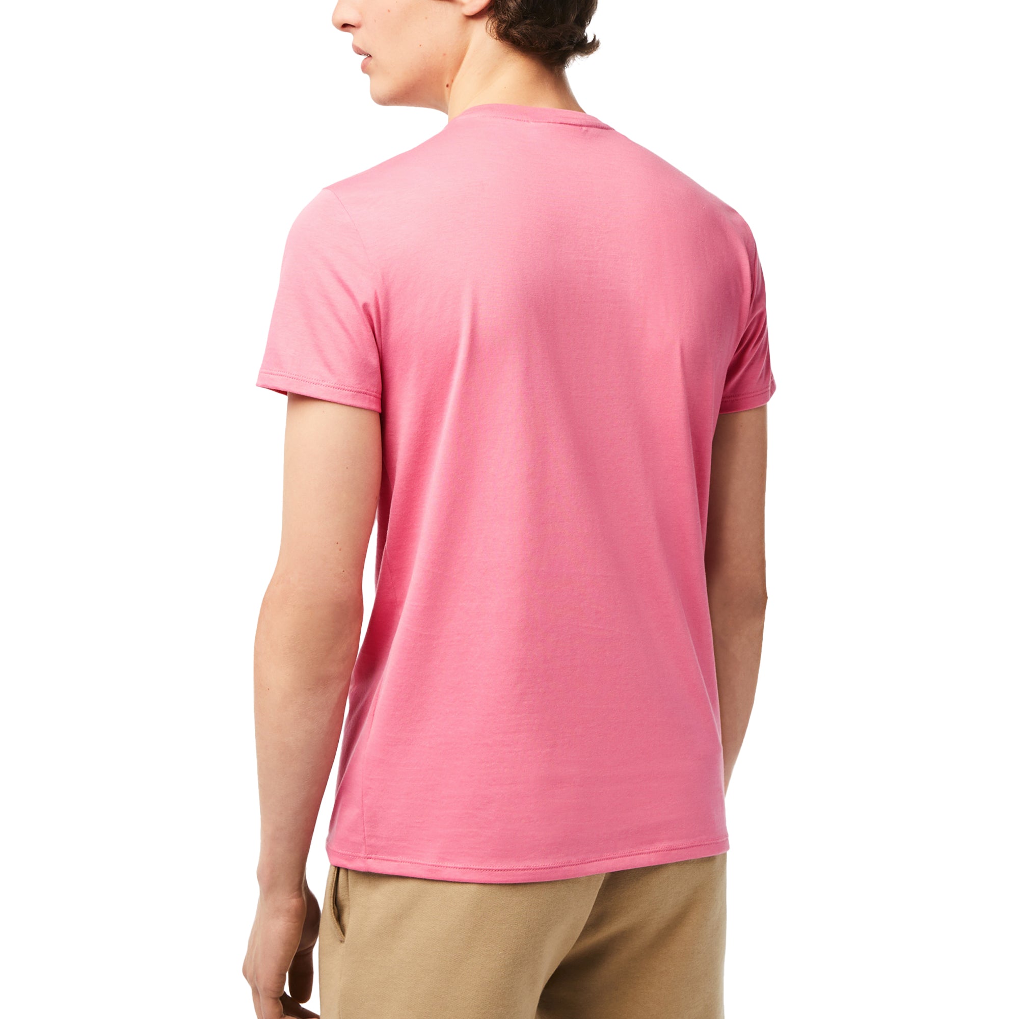 TH6709 Cotton T-Shirt - Lacoste Reseda Pink Pima